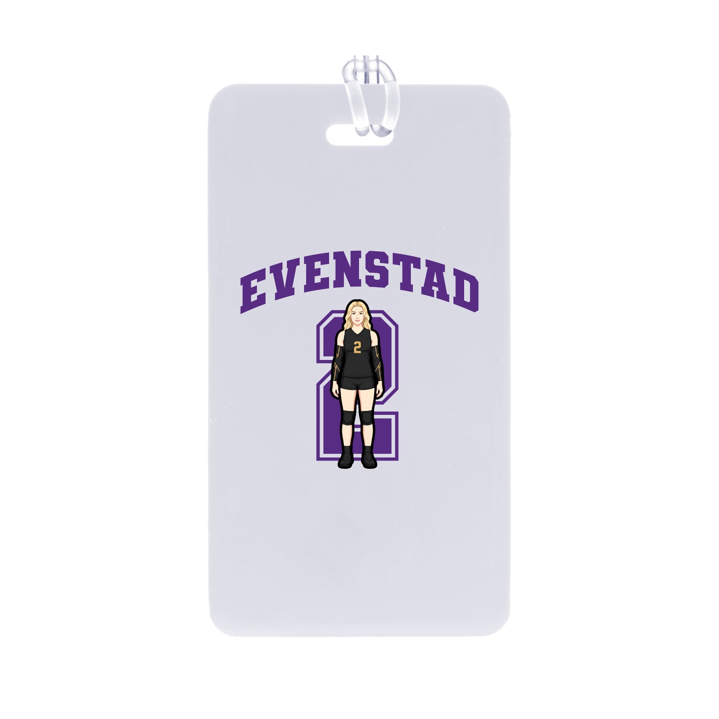 Bag Tag — Number in Classic