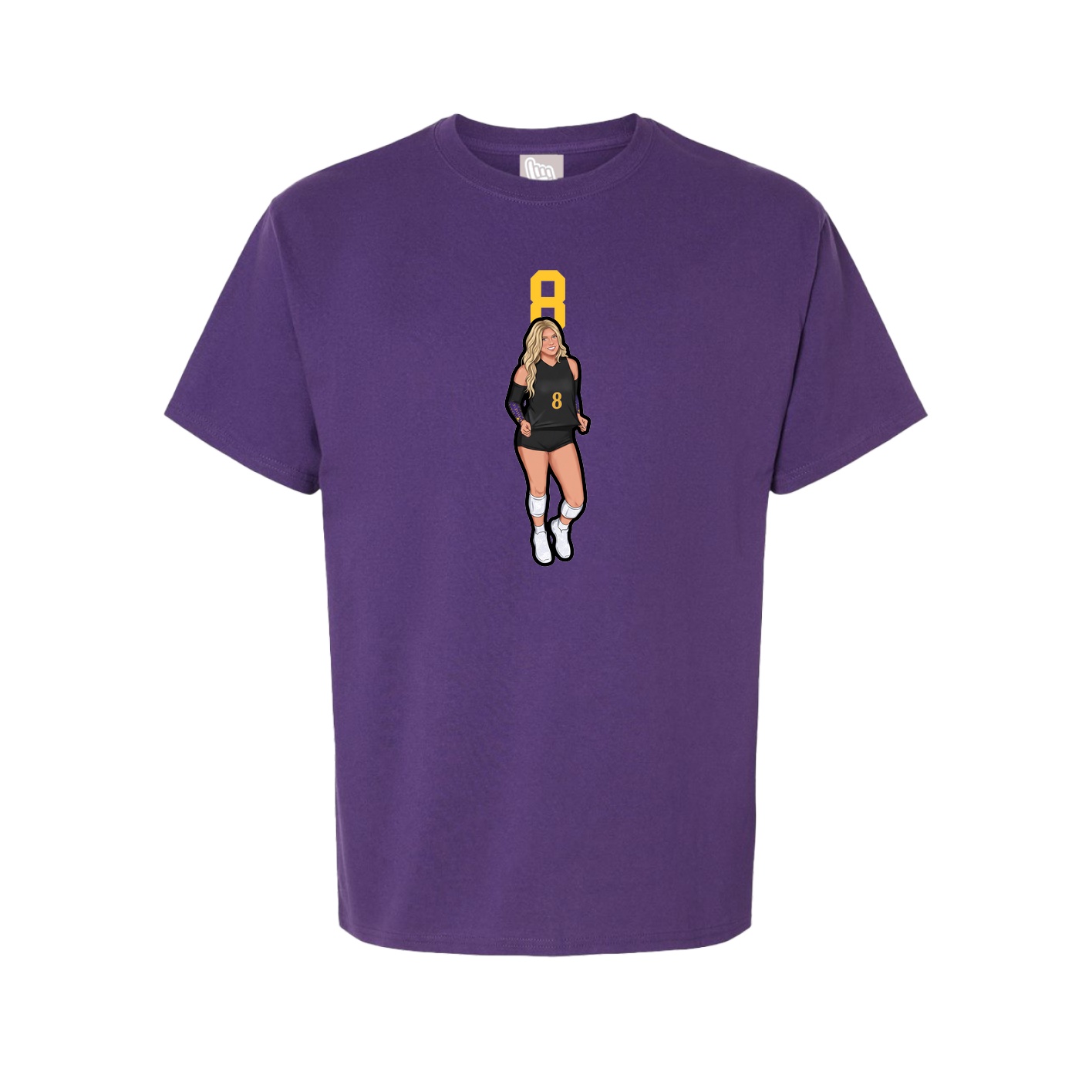 Tee — Number Top in Purple