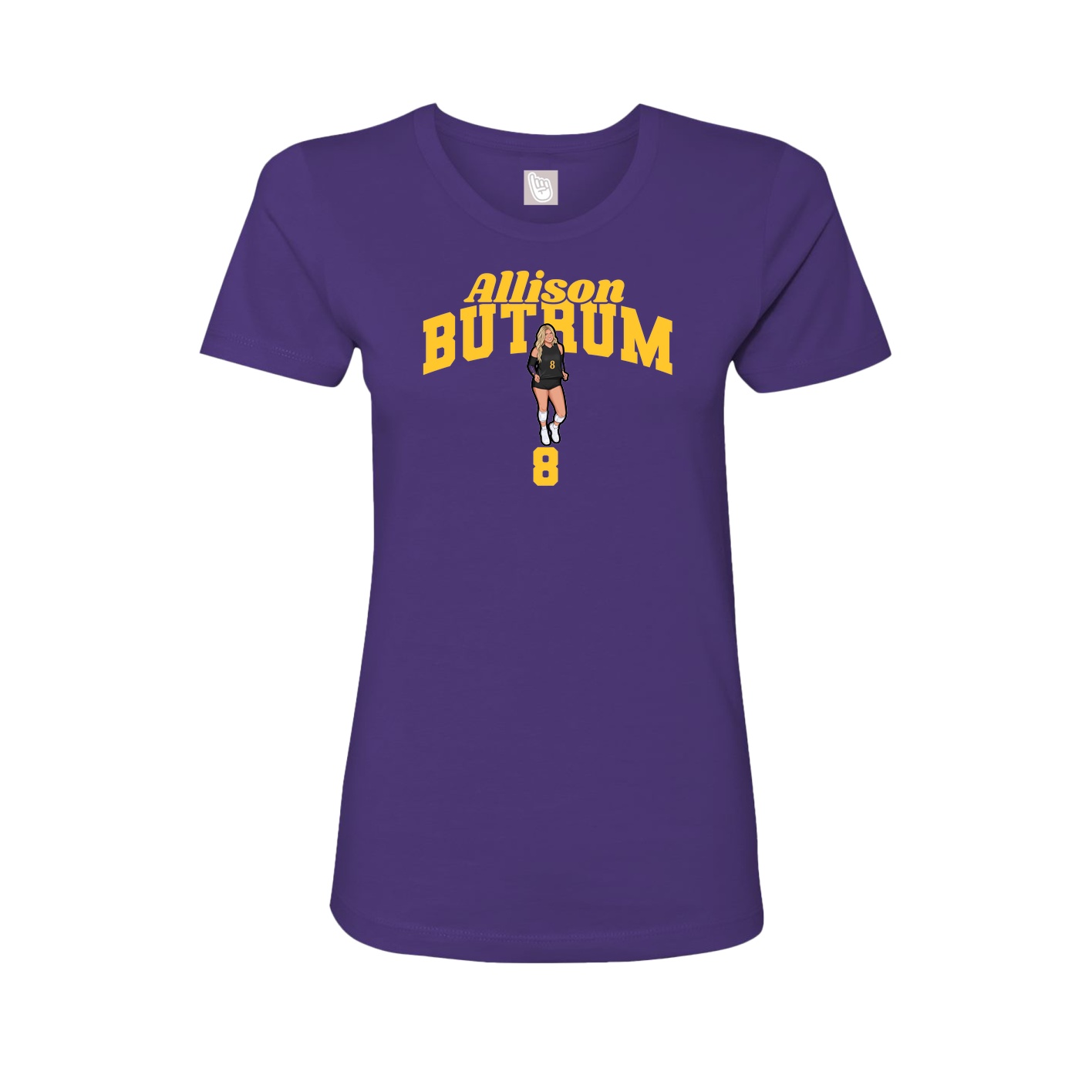 Womens Tee — Signature Arch in Purple