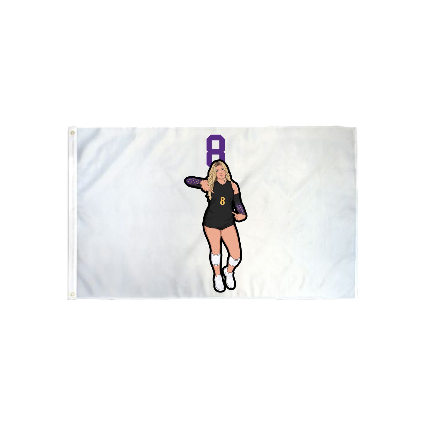 3x5 Flag — Number Top in Classic
