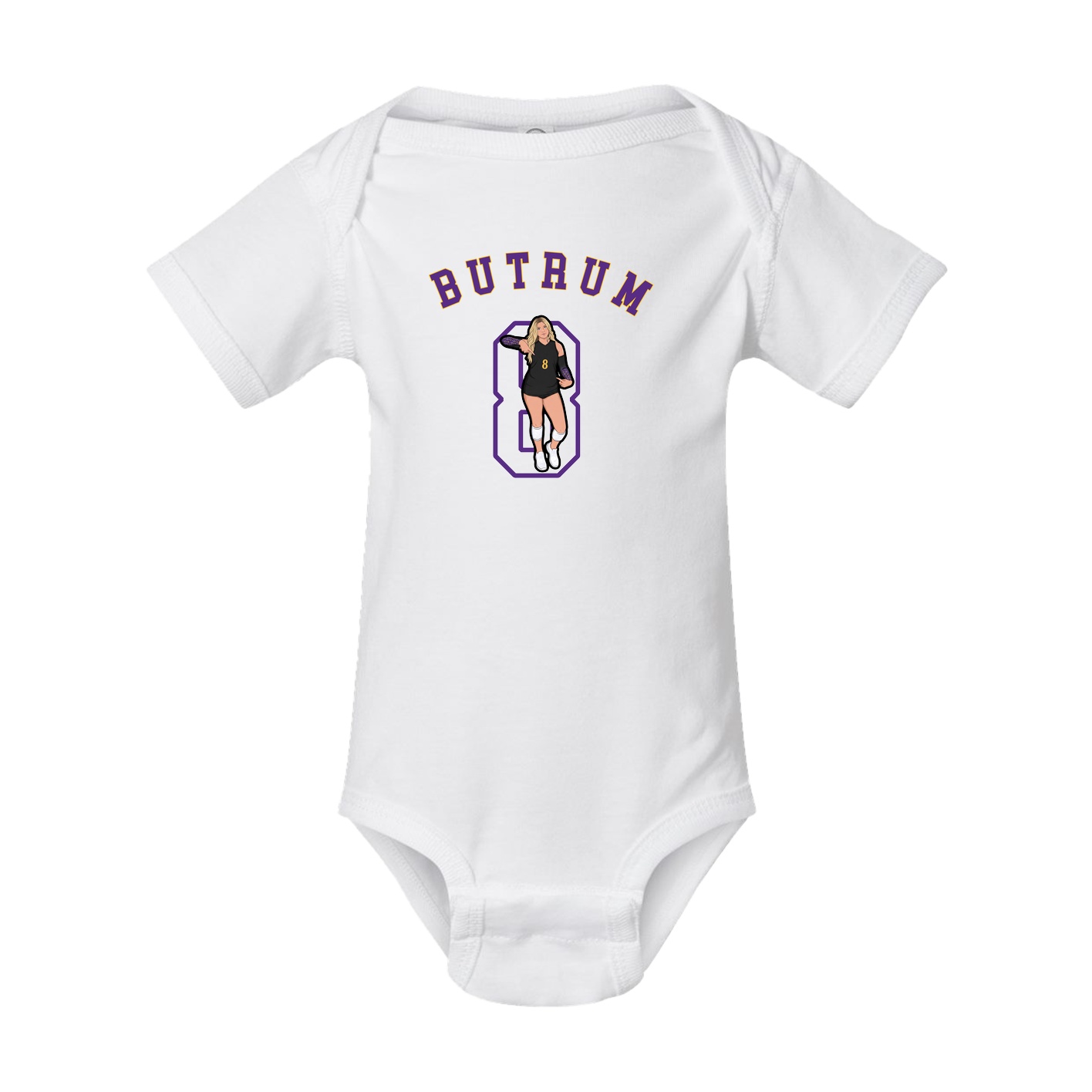 Baby Onesie — Shirsey Arch in White
