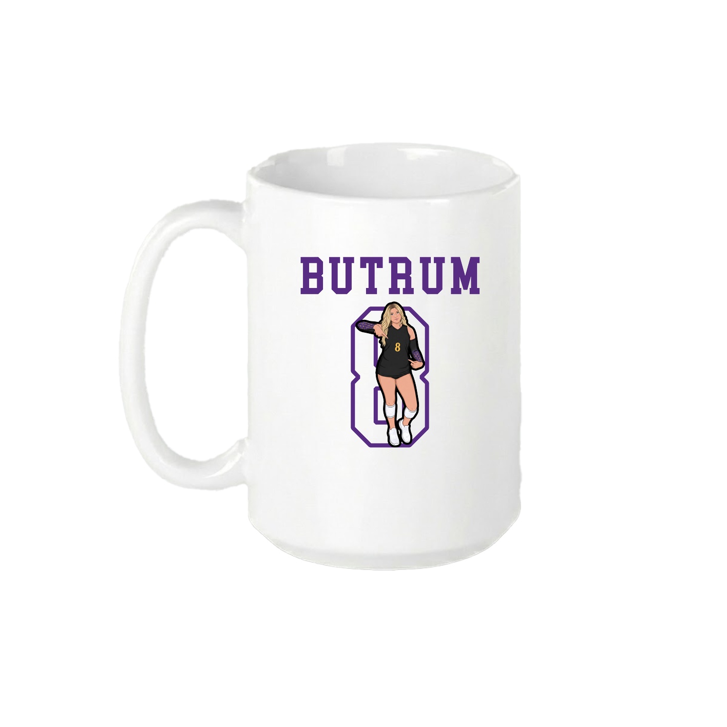 15oz Coffee Mug — Shirsey in White
