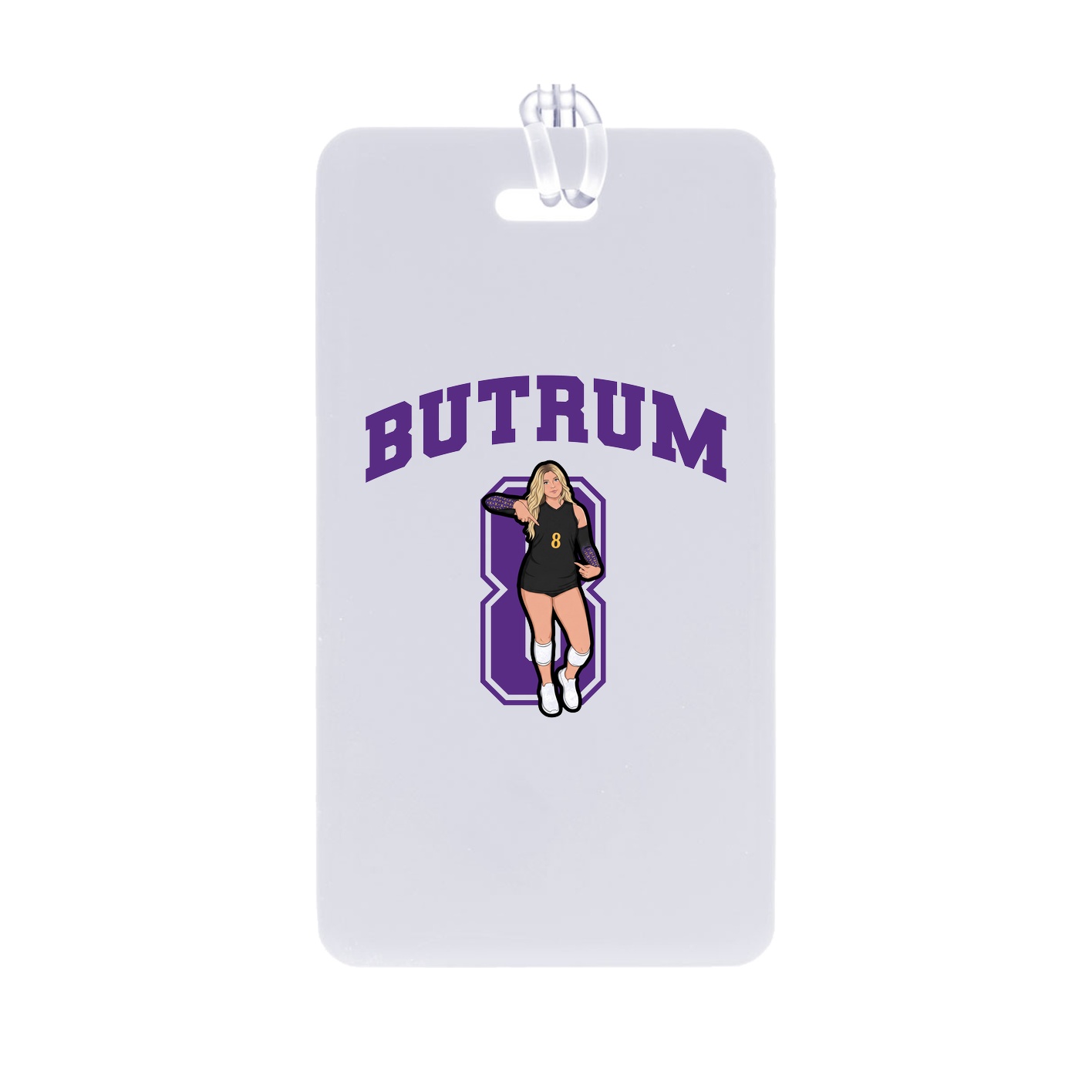 Bag Tag — Number in Classic