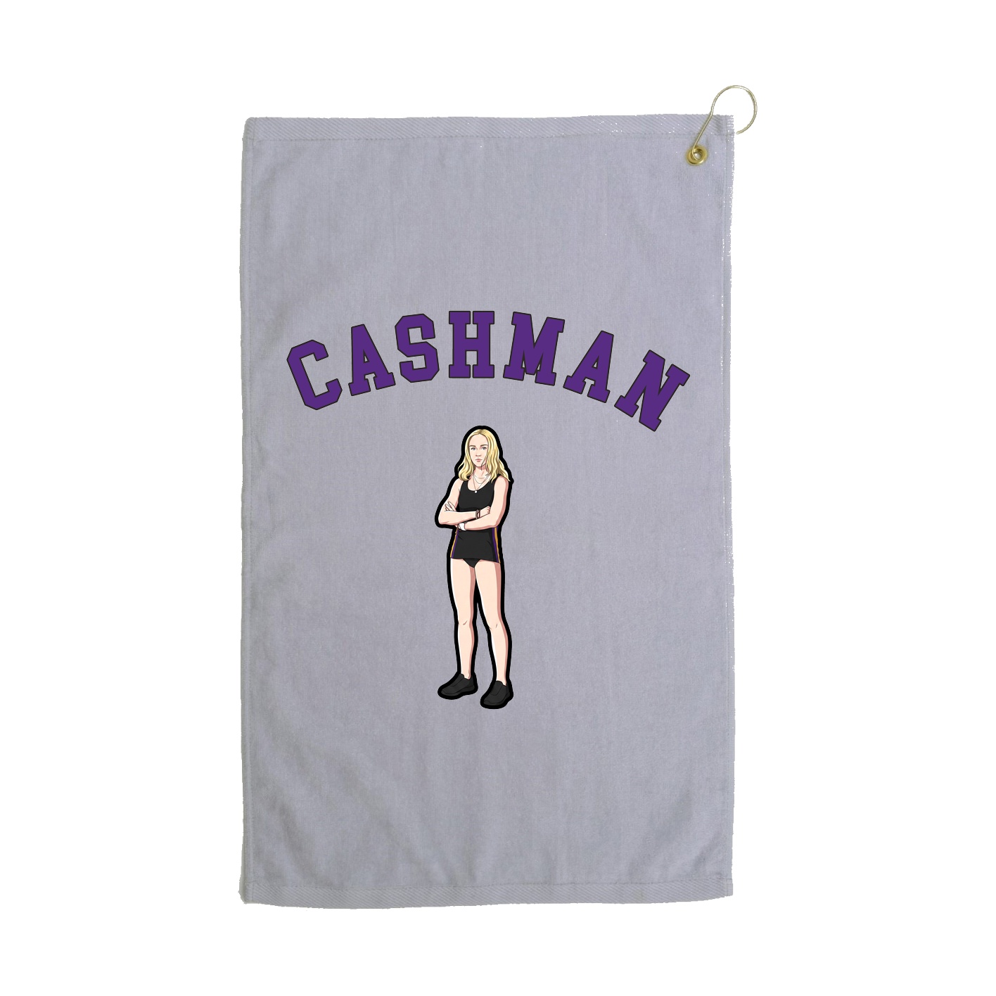 Golf Towel — Shirsey Arch in Grey