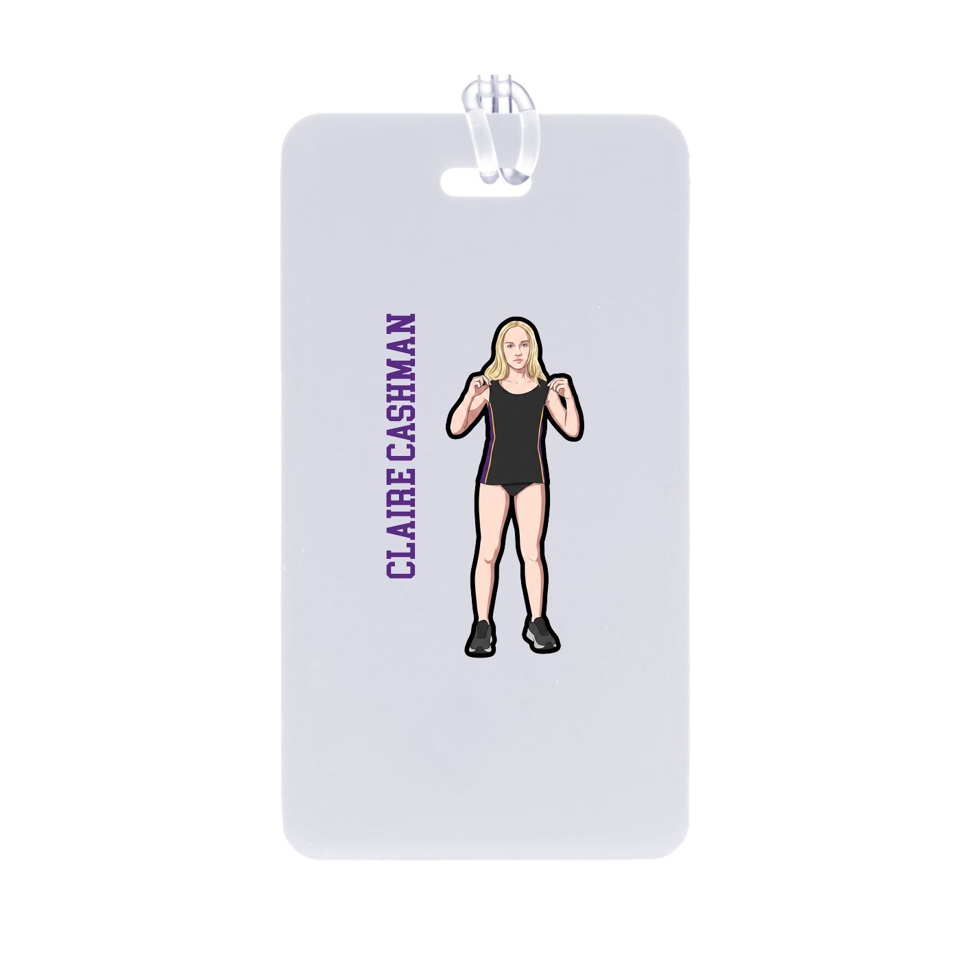 Bag Tag — Name Vertical in Classic