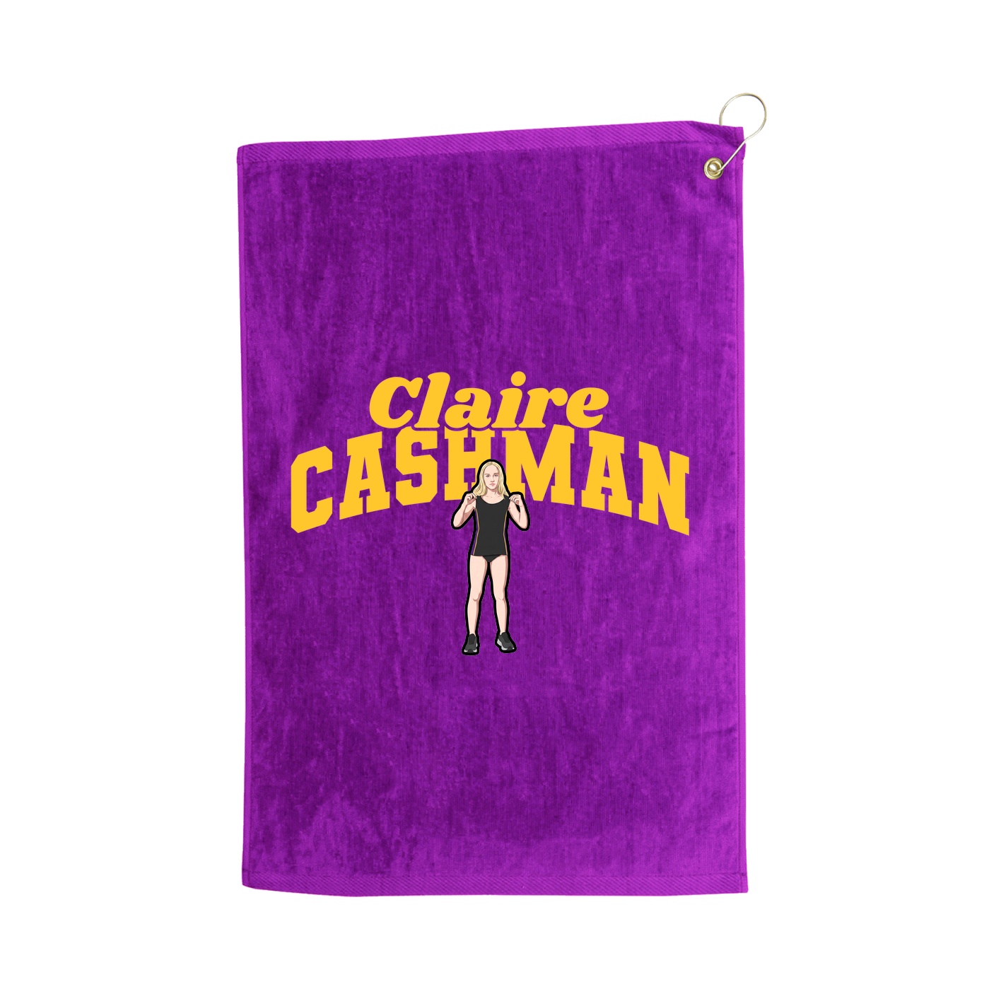 Golf Towel — Signature Arch in Purple