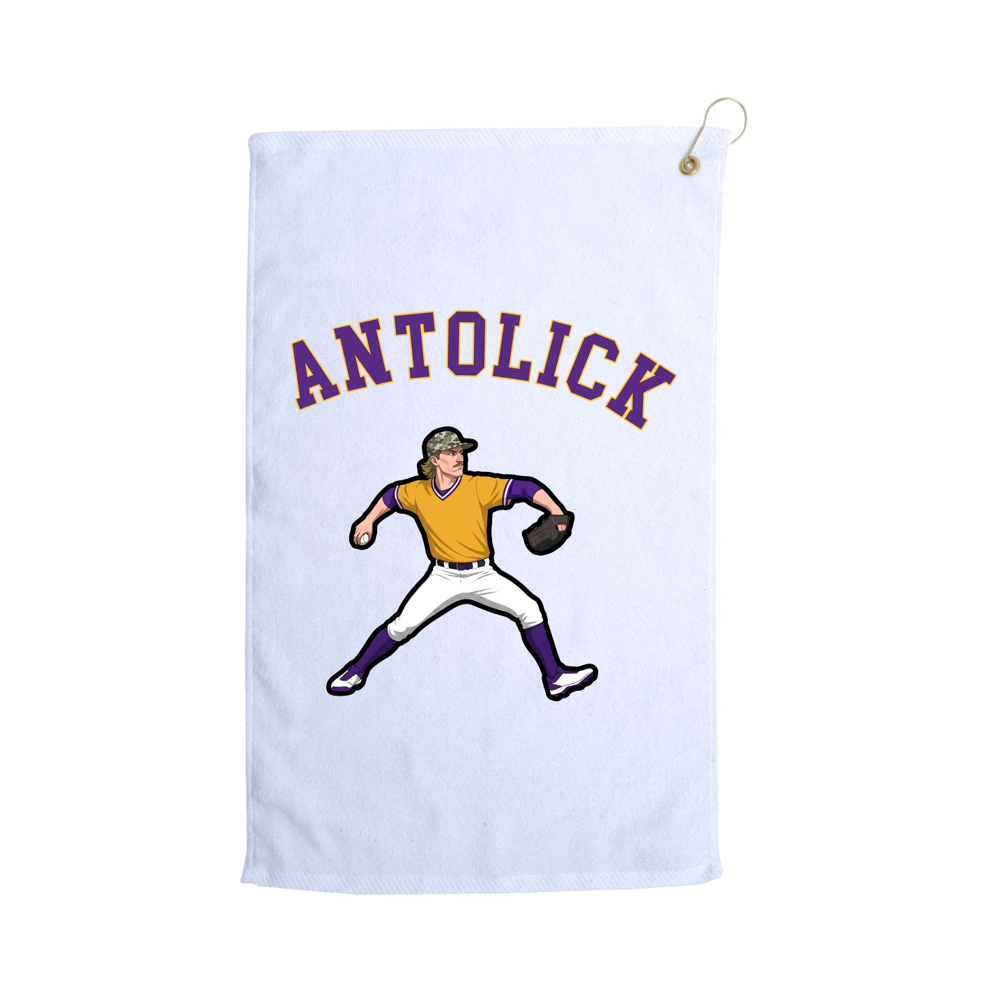 Golf Towel — Shirsey Arch in White