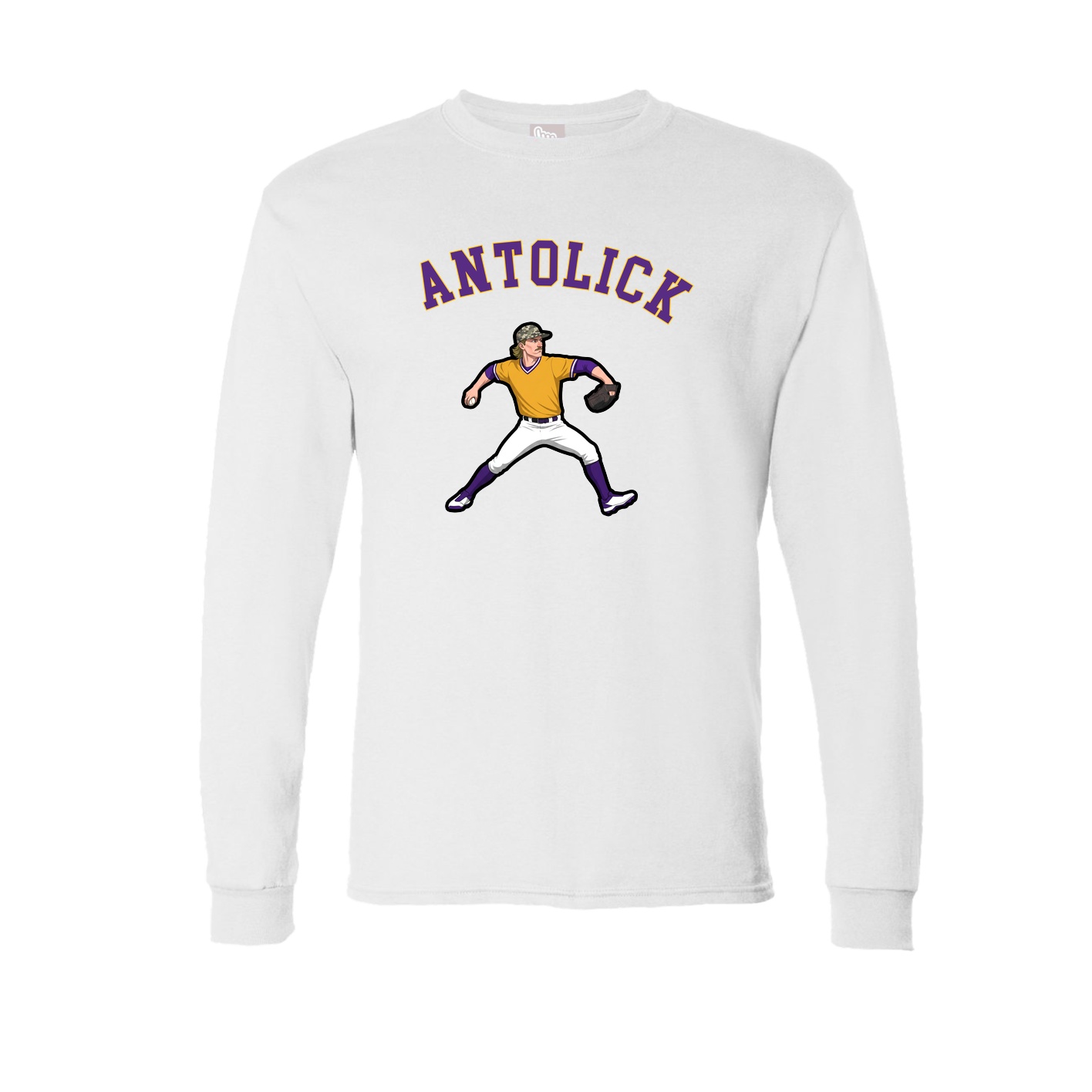 Long Sleeve Tee — Shirsey Arch in White