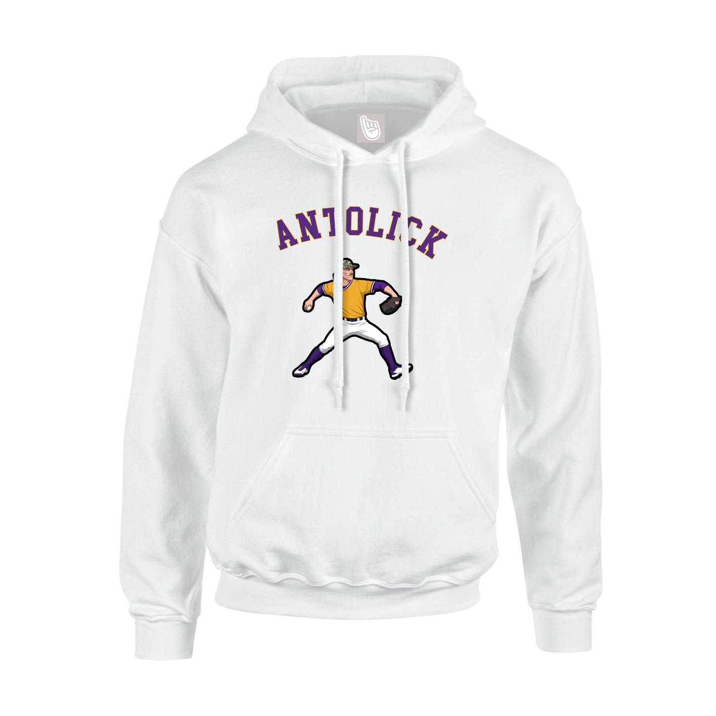 Youth Hoodie — Shirsey Arch in White