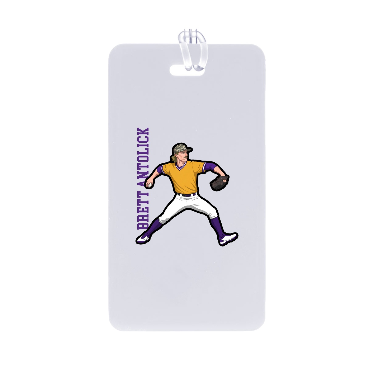Bag Tag — Name Vertical in Classic