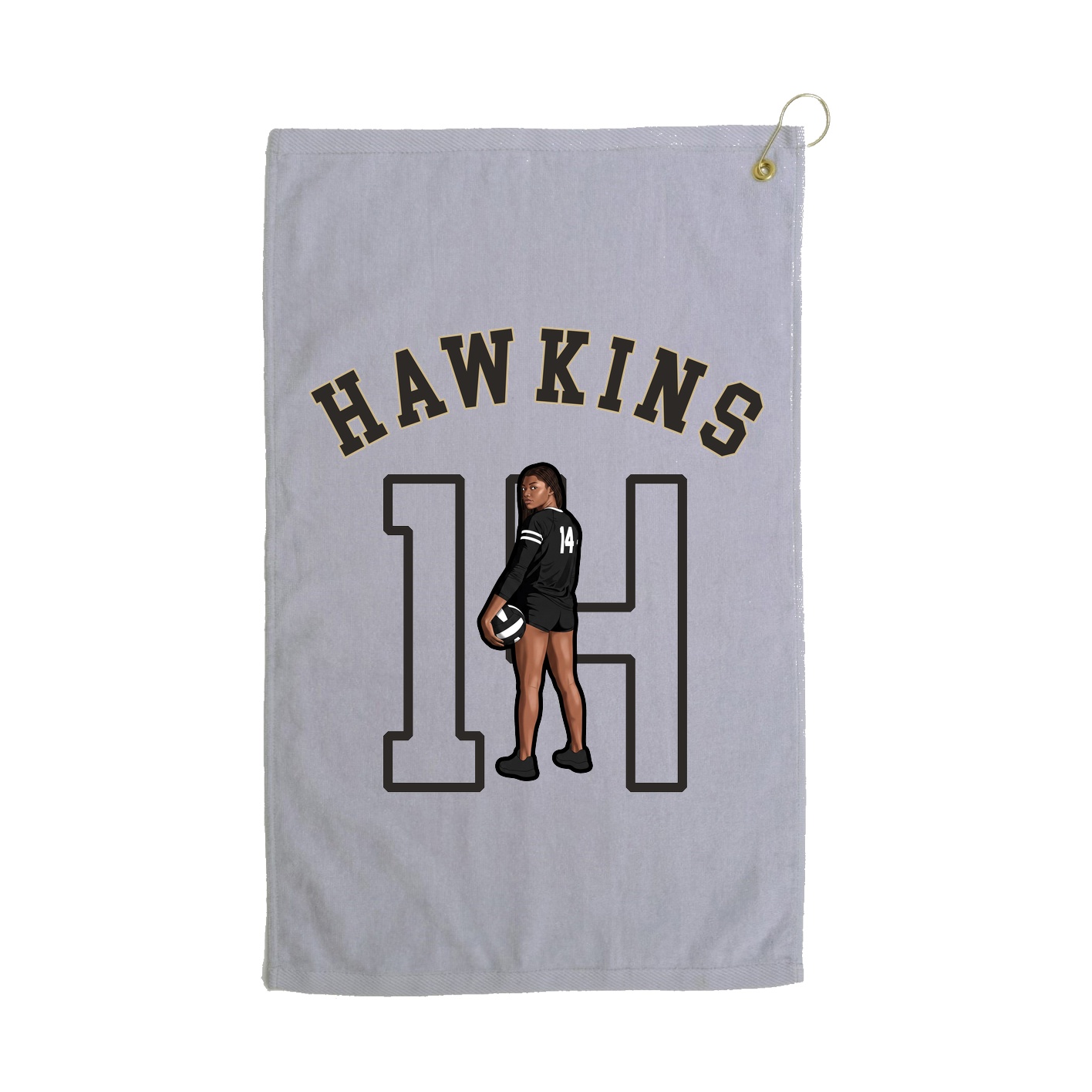 Golf Towel — Shirsey Arch in Grey