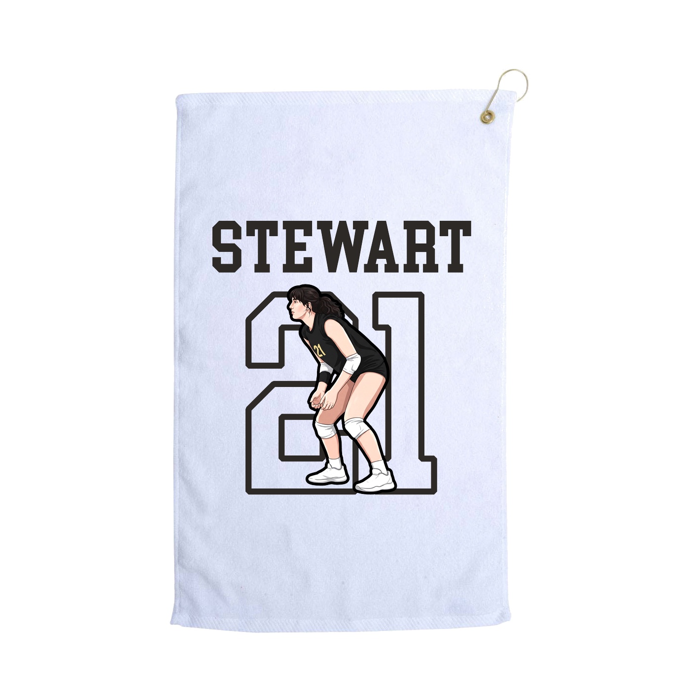 Golf Towel — Shirsey in White
