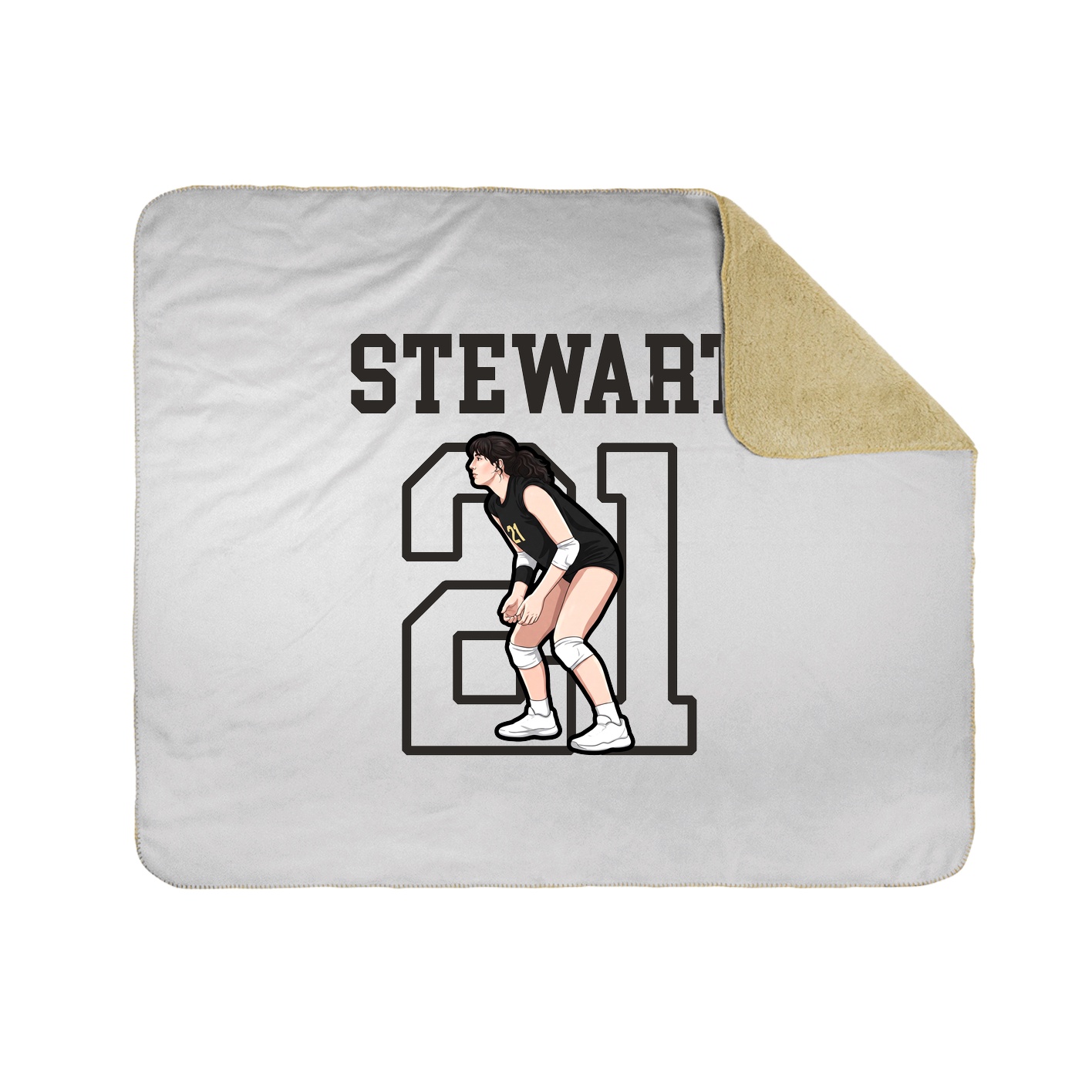 50x60 Sherpa Lined Throw Blanket