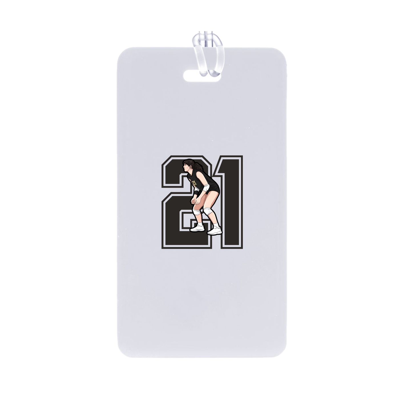 Bag Tag — Number in Classic
