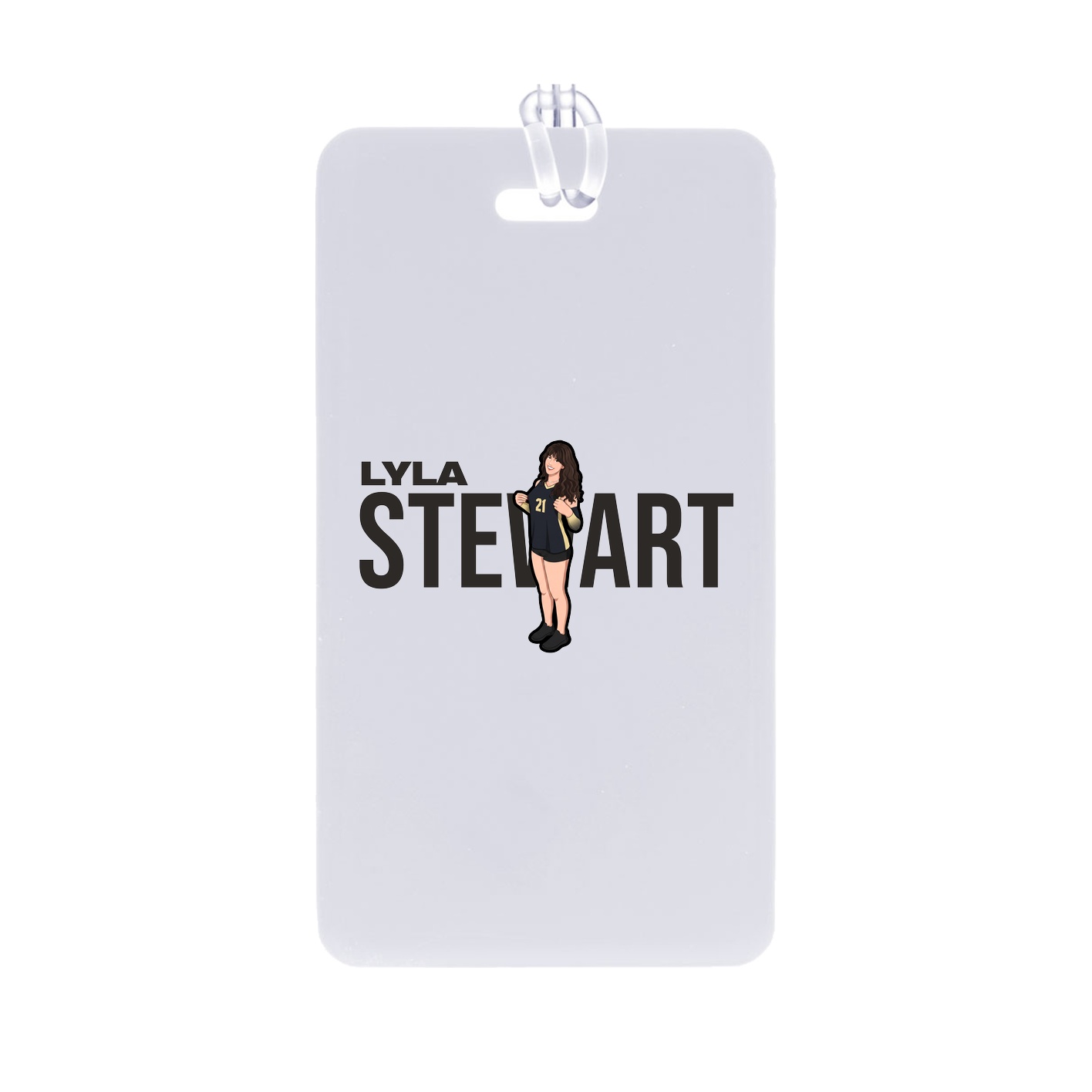 Bag Tag — Player Name in Classic