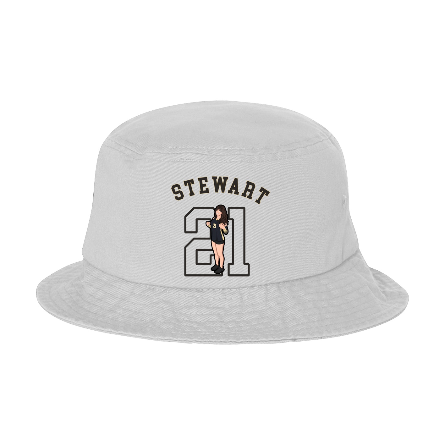 Bucket Cap — Shirsey Arch in White