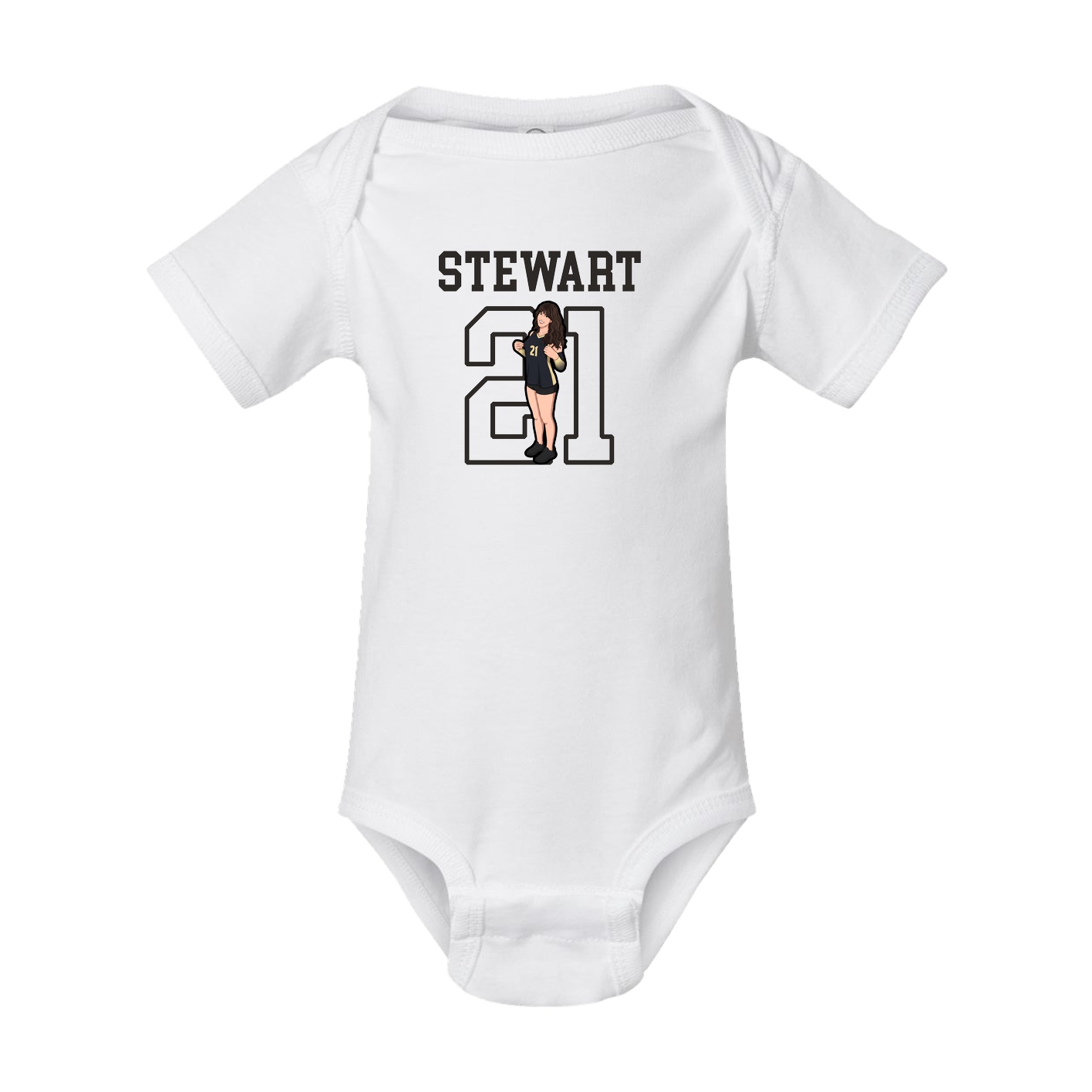 Baby Onesie — Shirsey in White