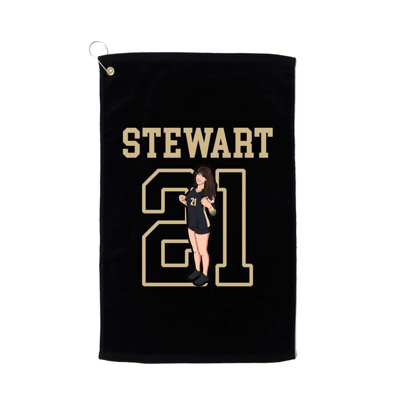 Golf Towel — Shirsey in Black