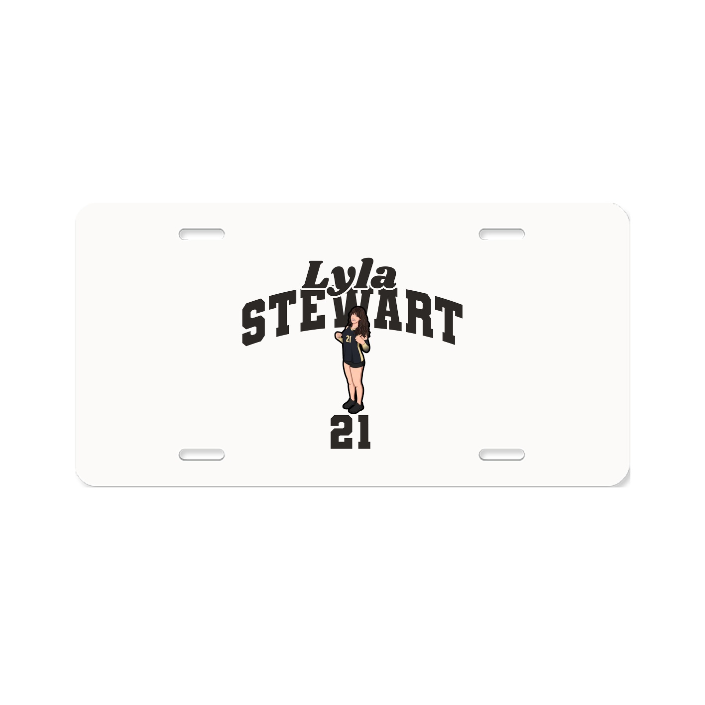 License Plate — Signature Arch in Classic