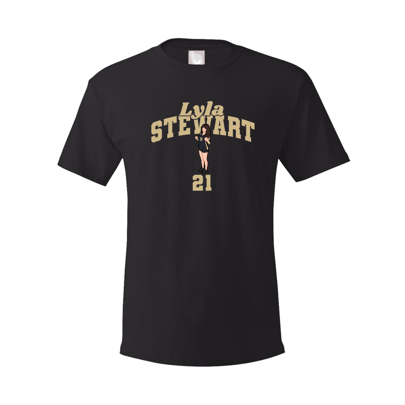 Tee — Signature Arch in Black