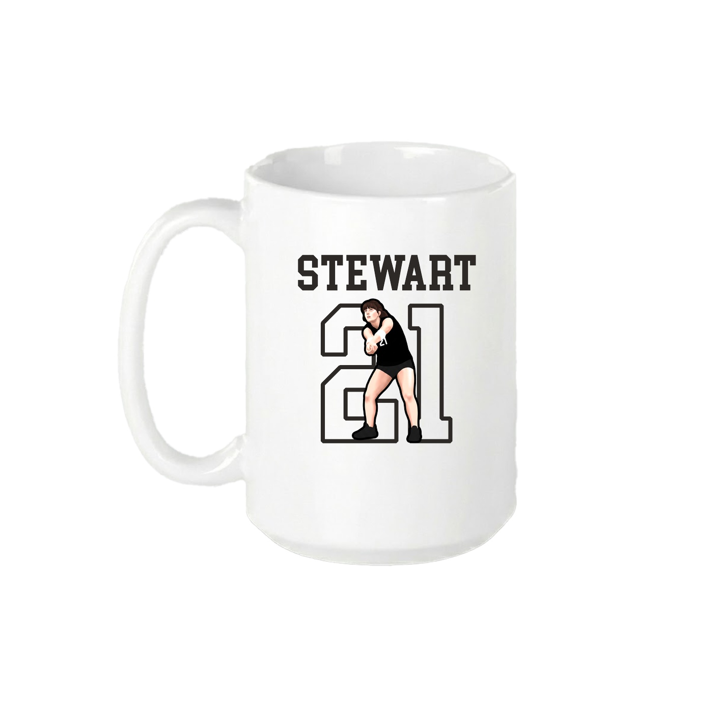 15oz Coffee Mug — Shirsey in White