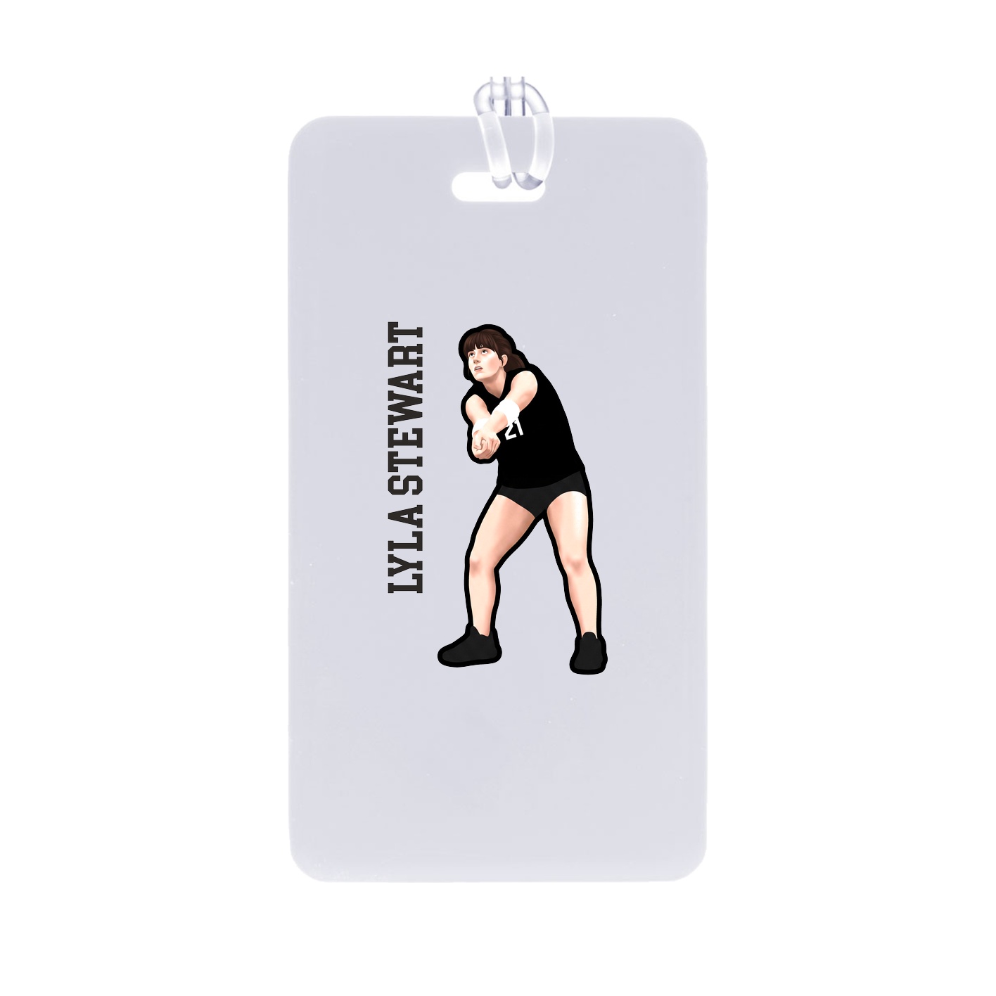 Bag Tag — Name Vertical in Classic