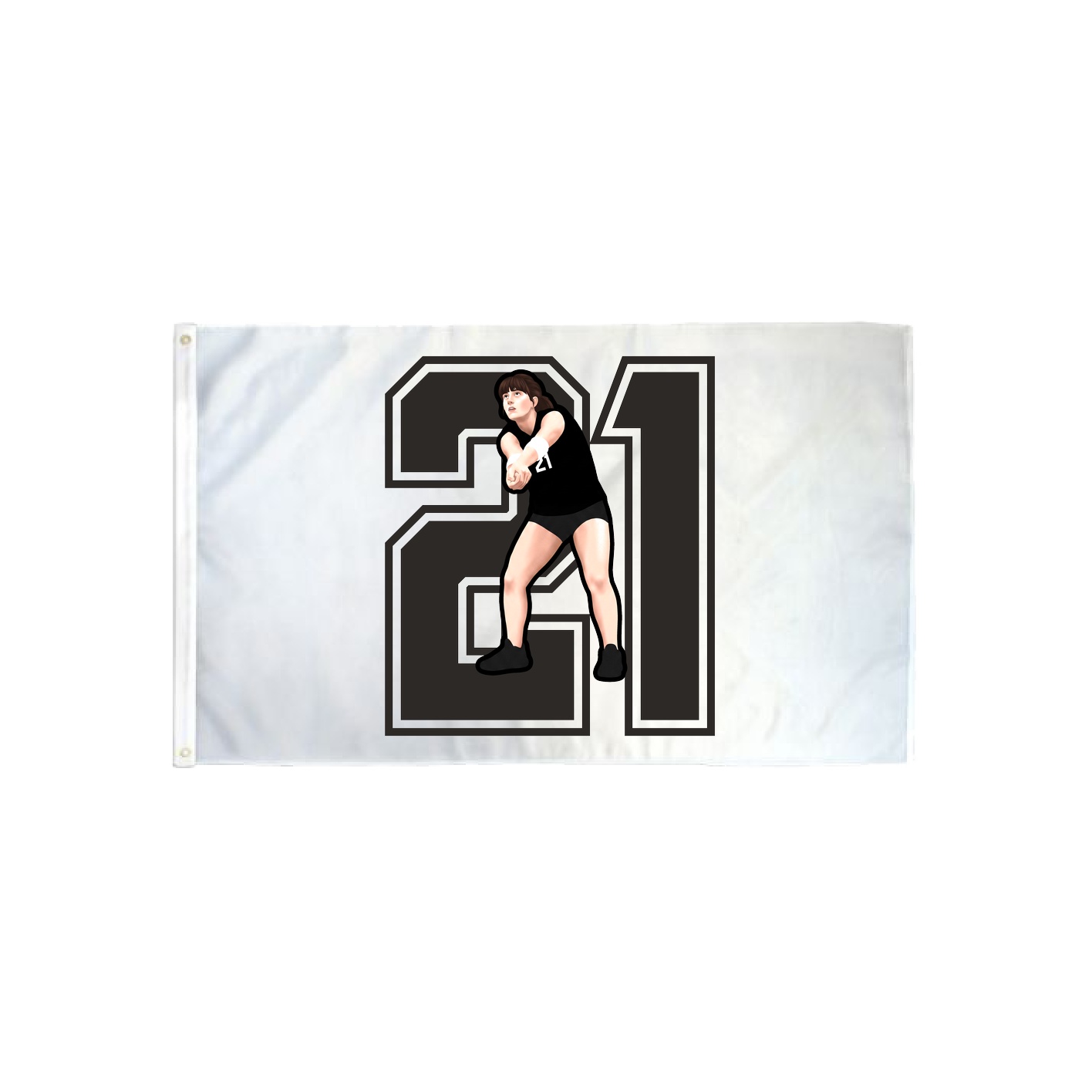 3x5 Flag — Number in Classic