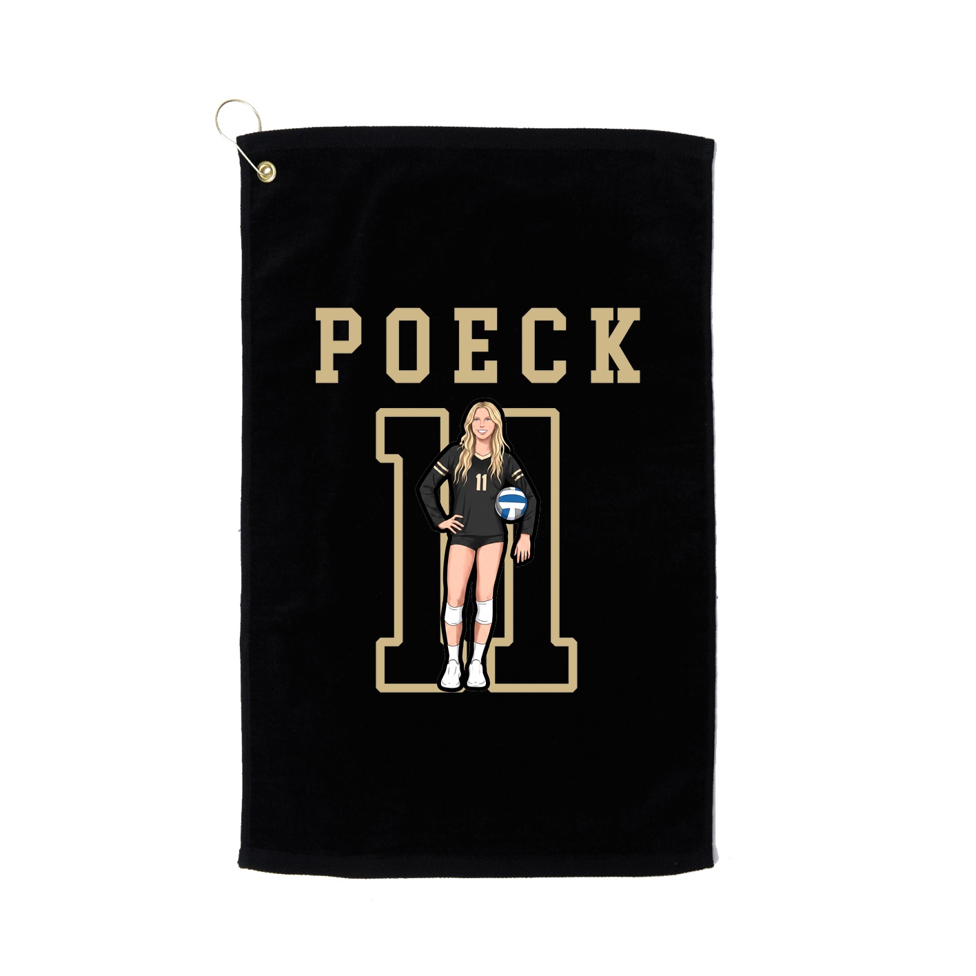 Golf Towel — Shirsey in Black