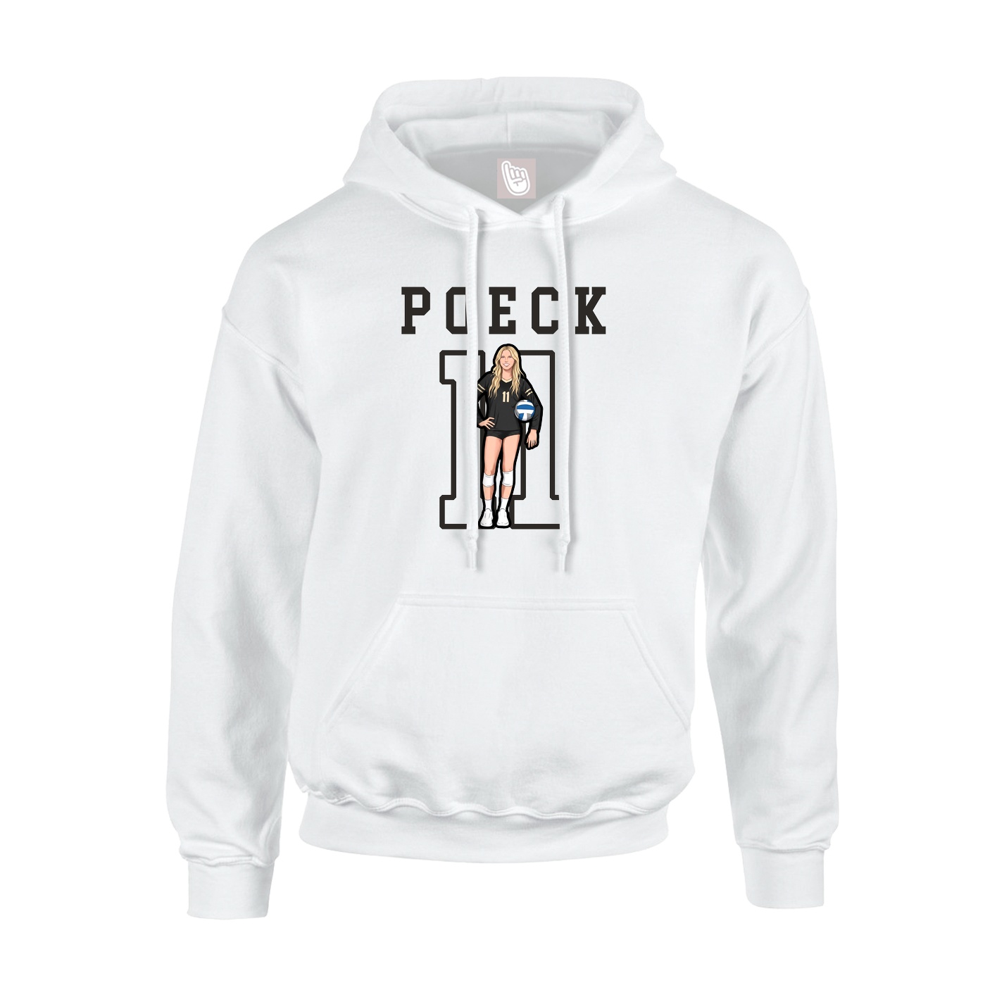 Youth Hoodie — Shirsey in White