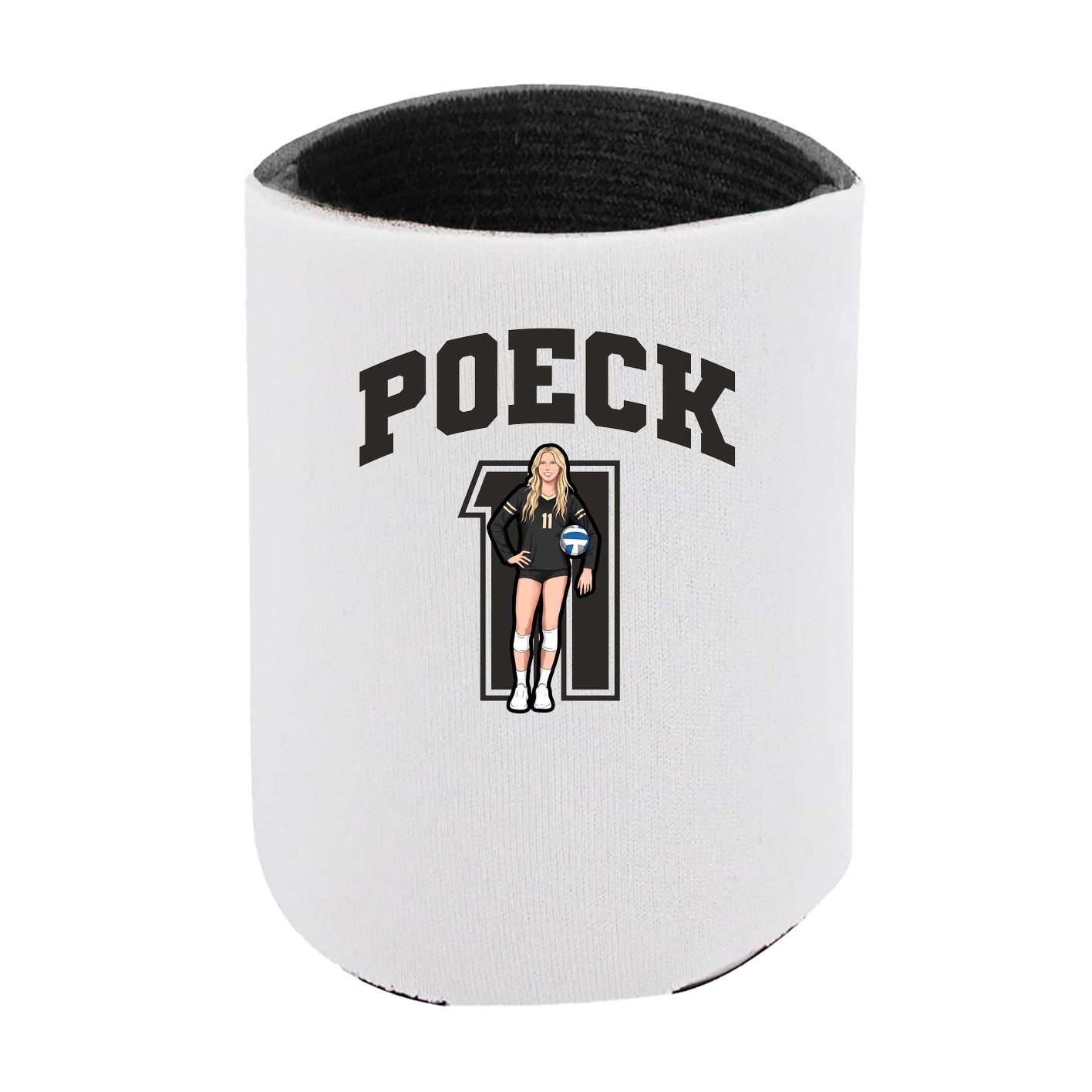 Can Holder — Number in White