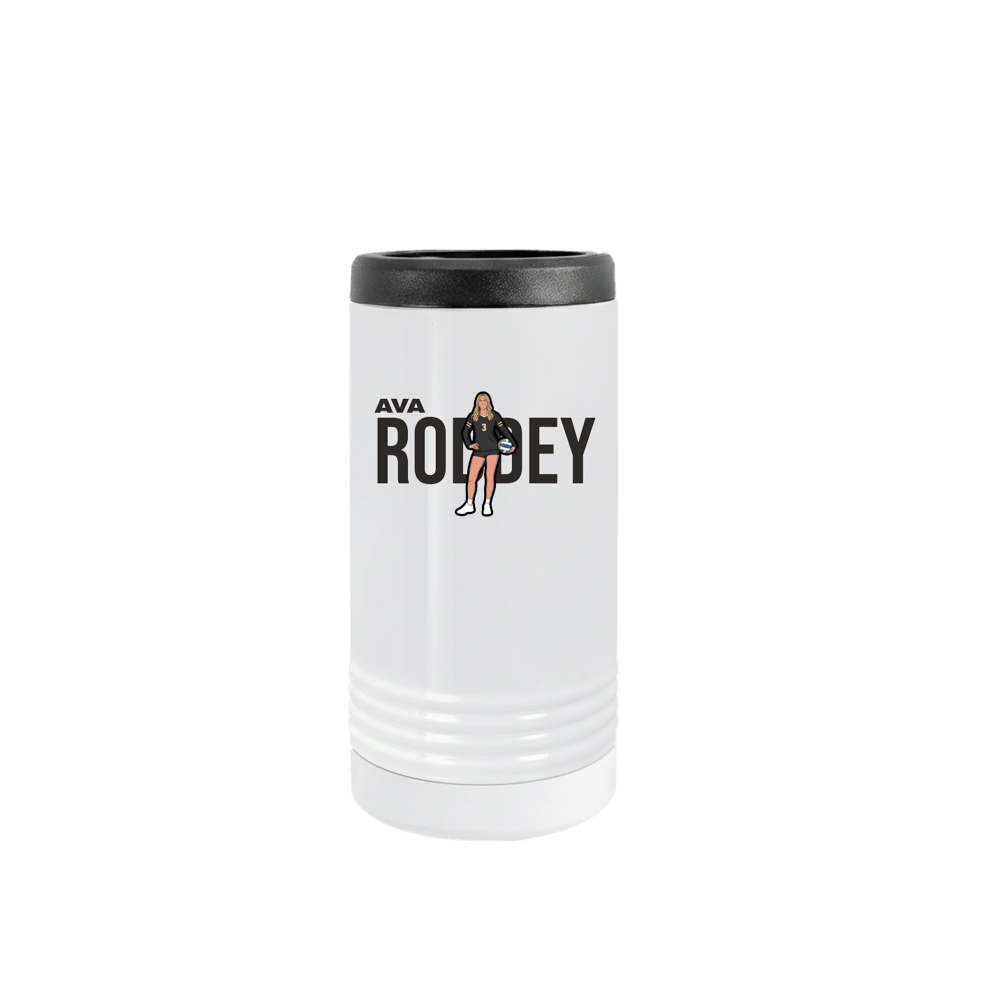 Slim Beverage Holder — Player Name in White