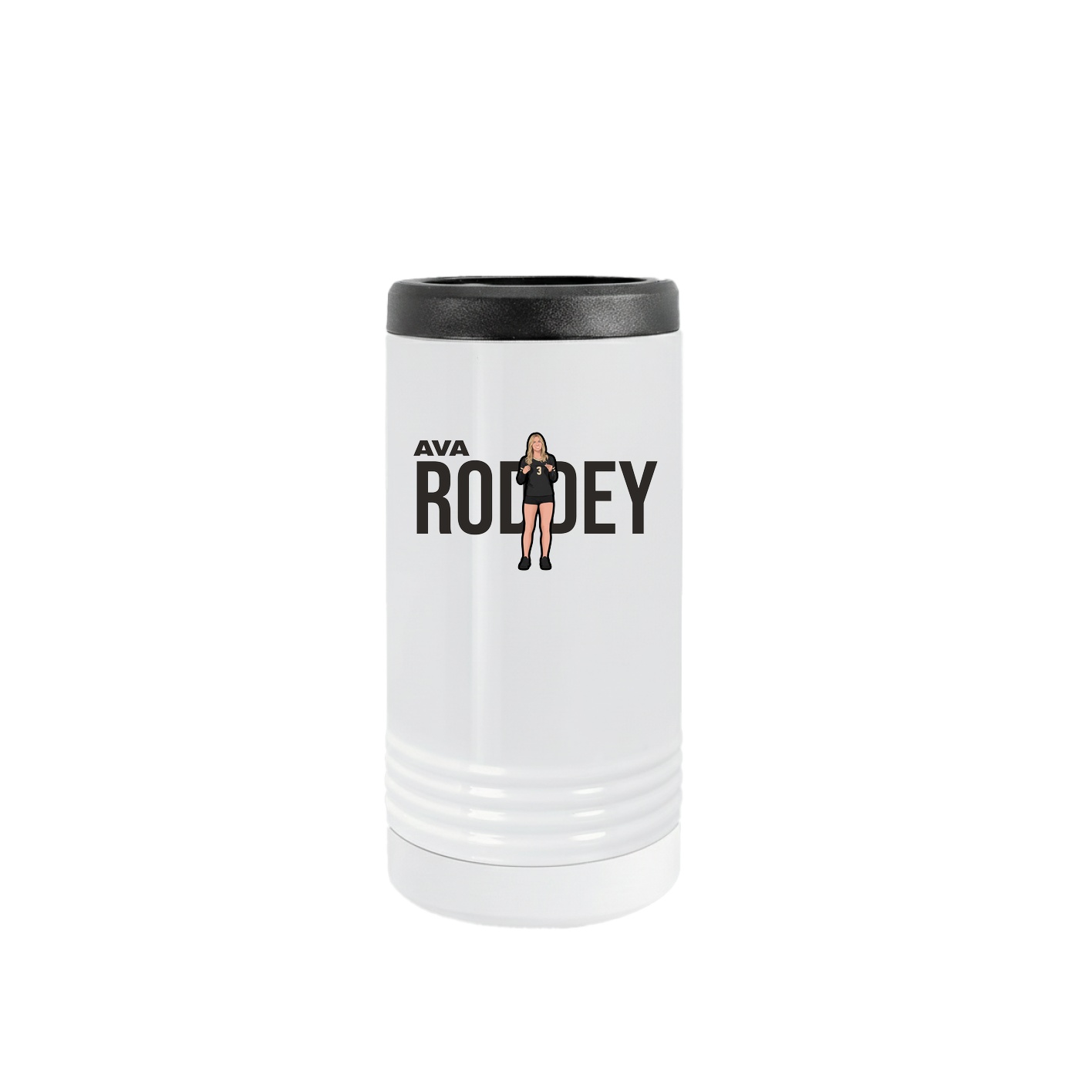 Slim Beverage Holder — Player Name in White
