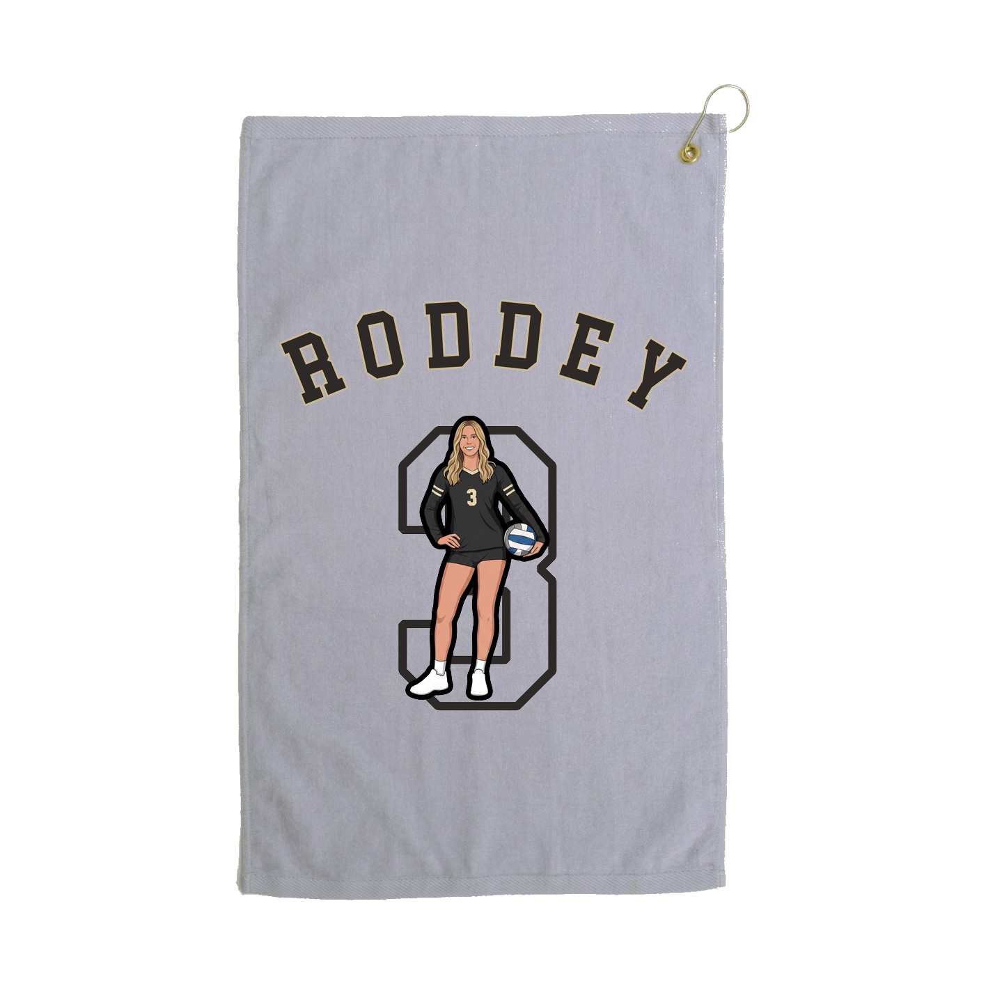 Golf Towel — Shirsey Arch in Grey