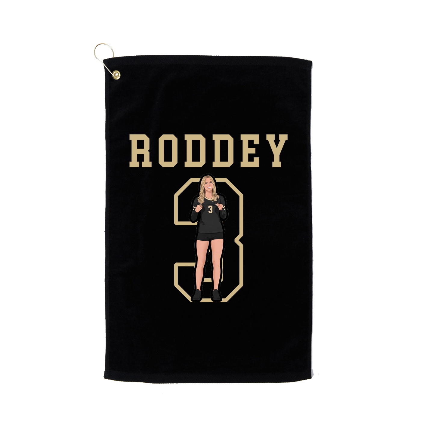 Golf Towel — Shirsey in Black