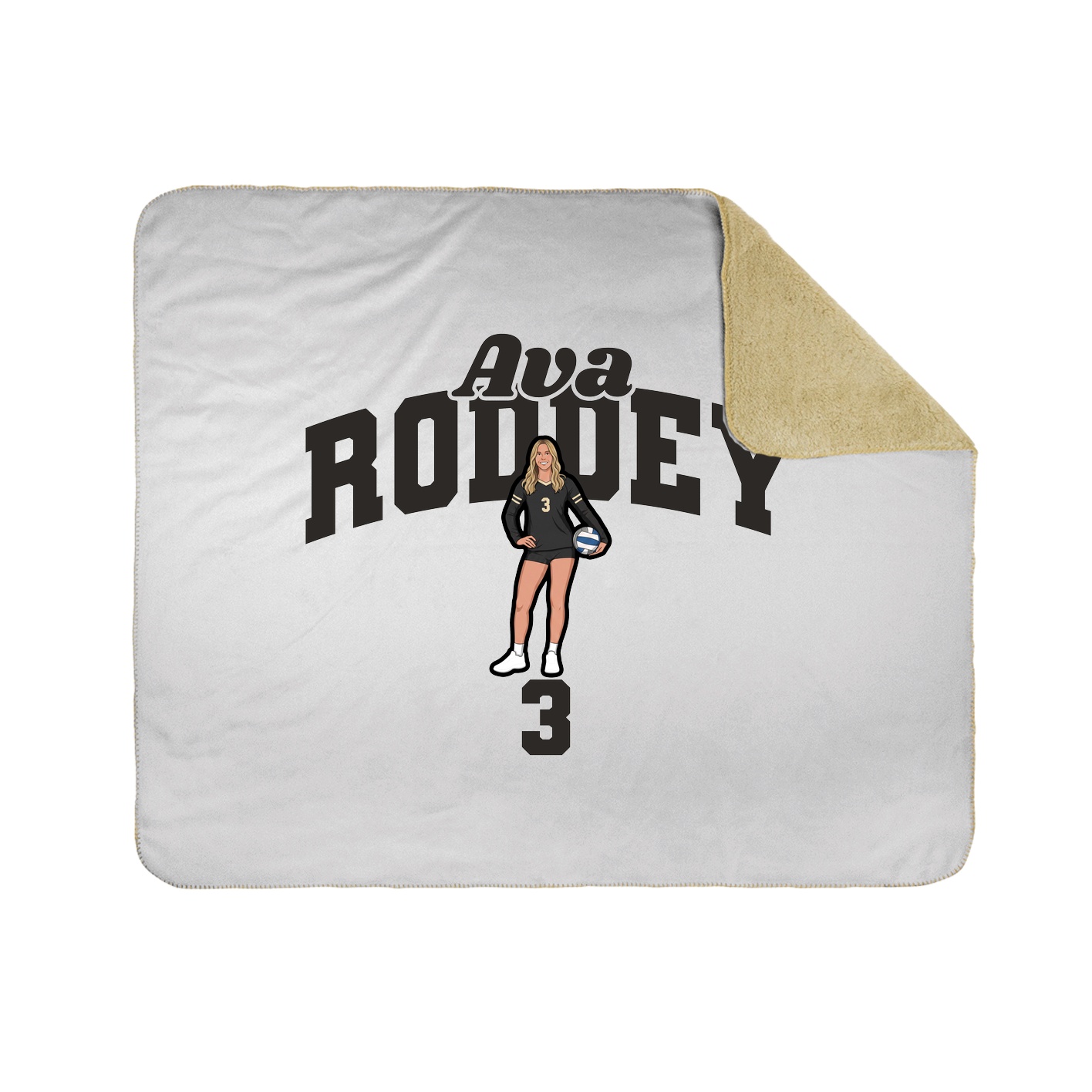 Throw Blanket — Signature Arch in White