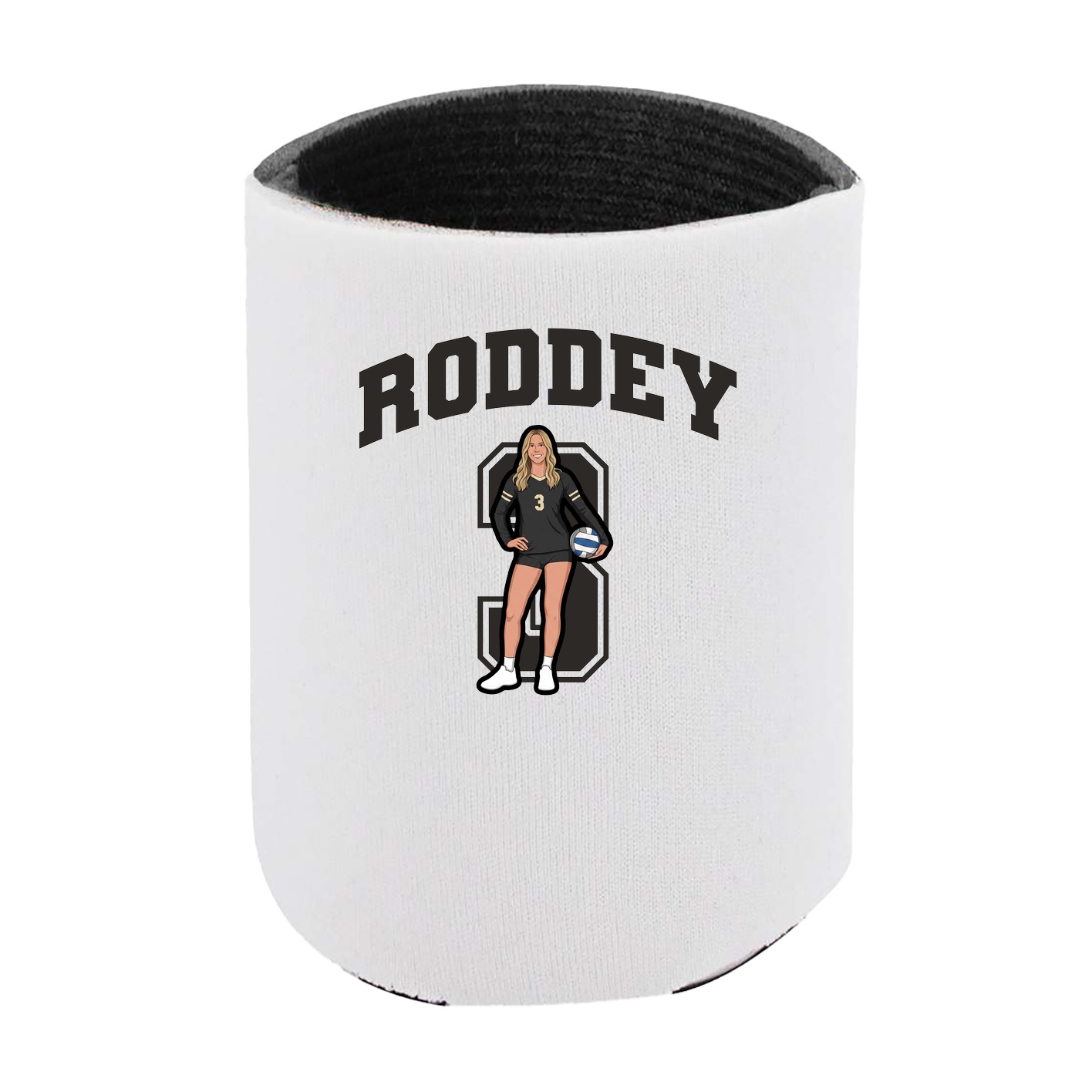 Can Holder — Number in White