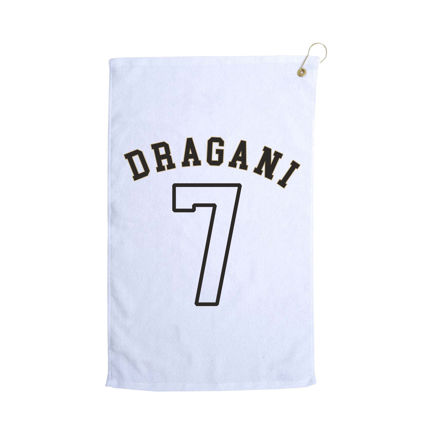 Golf Towel — Shirsey Arch in White