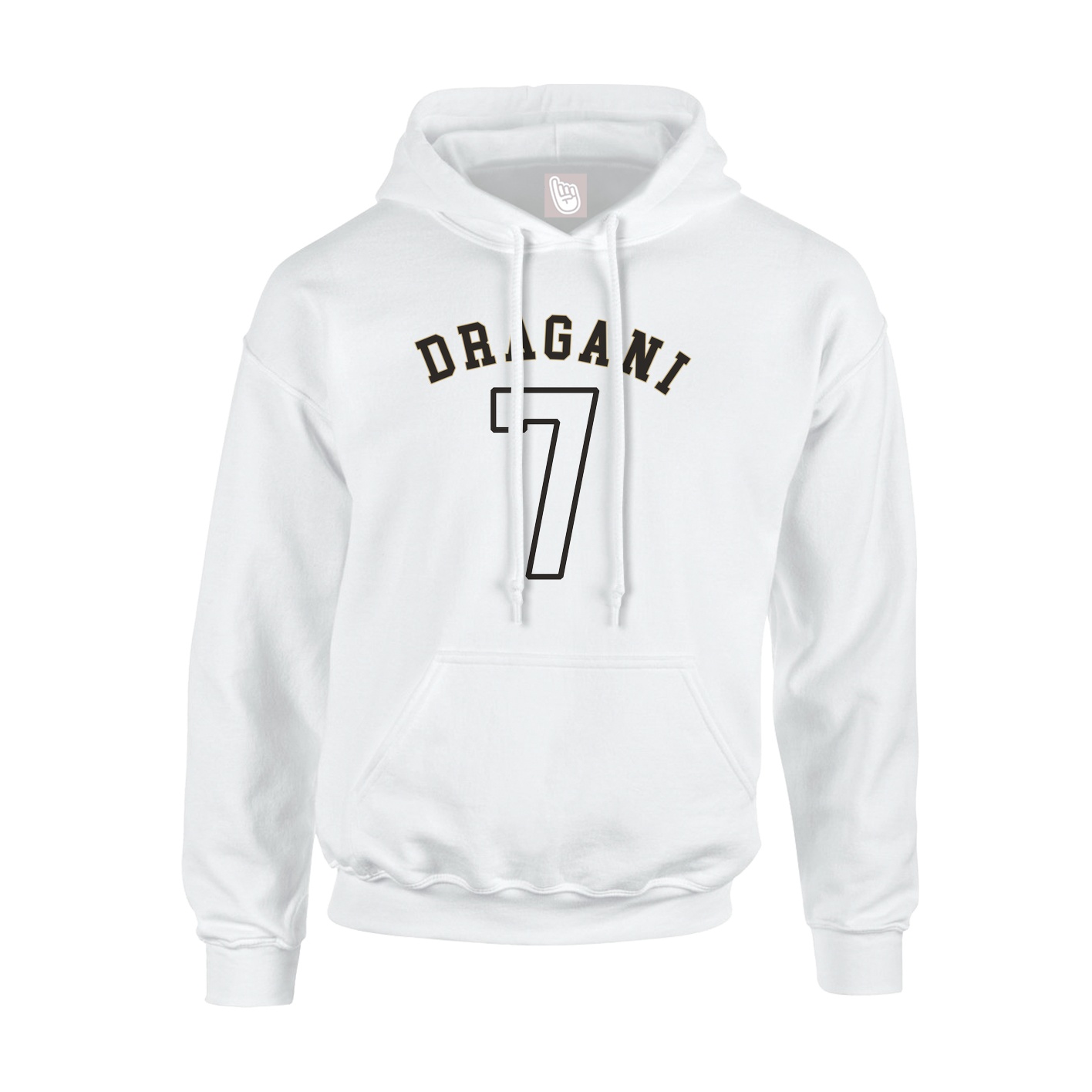 Youth Hoodie — Shirsey Arch in White