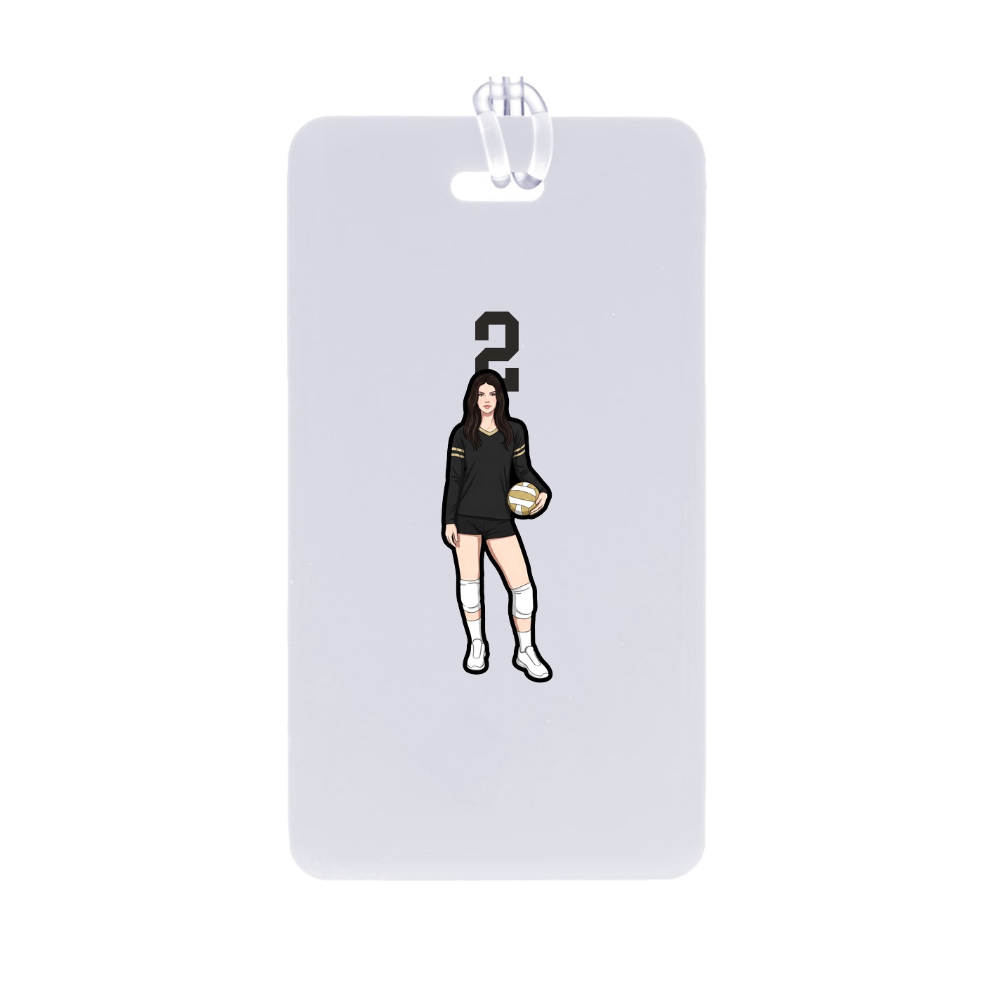 Bag Tag — Number Top in Classic