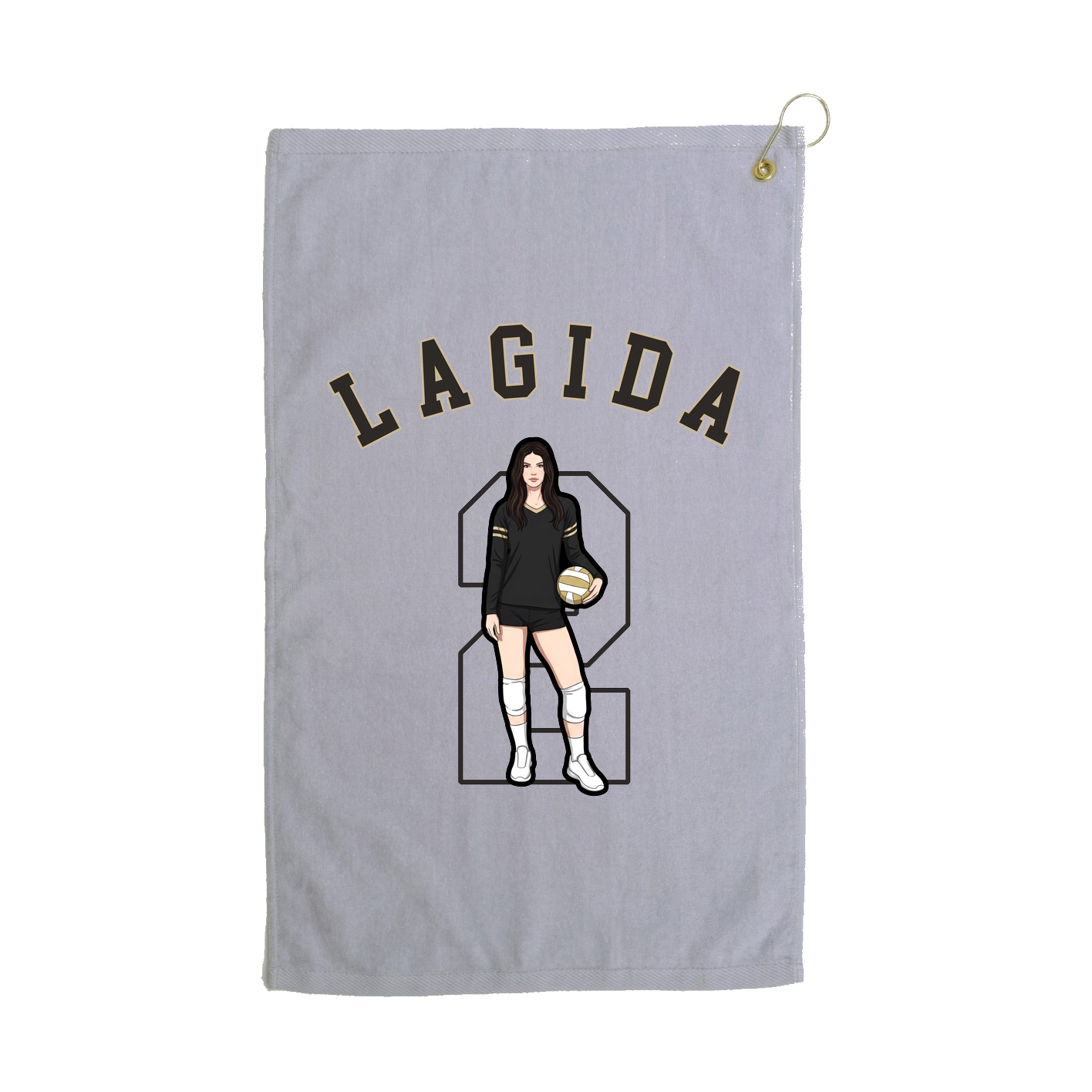 Golf Towel — Shirsey Arch in Grey