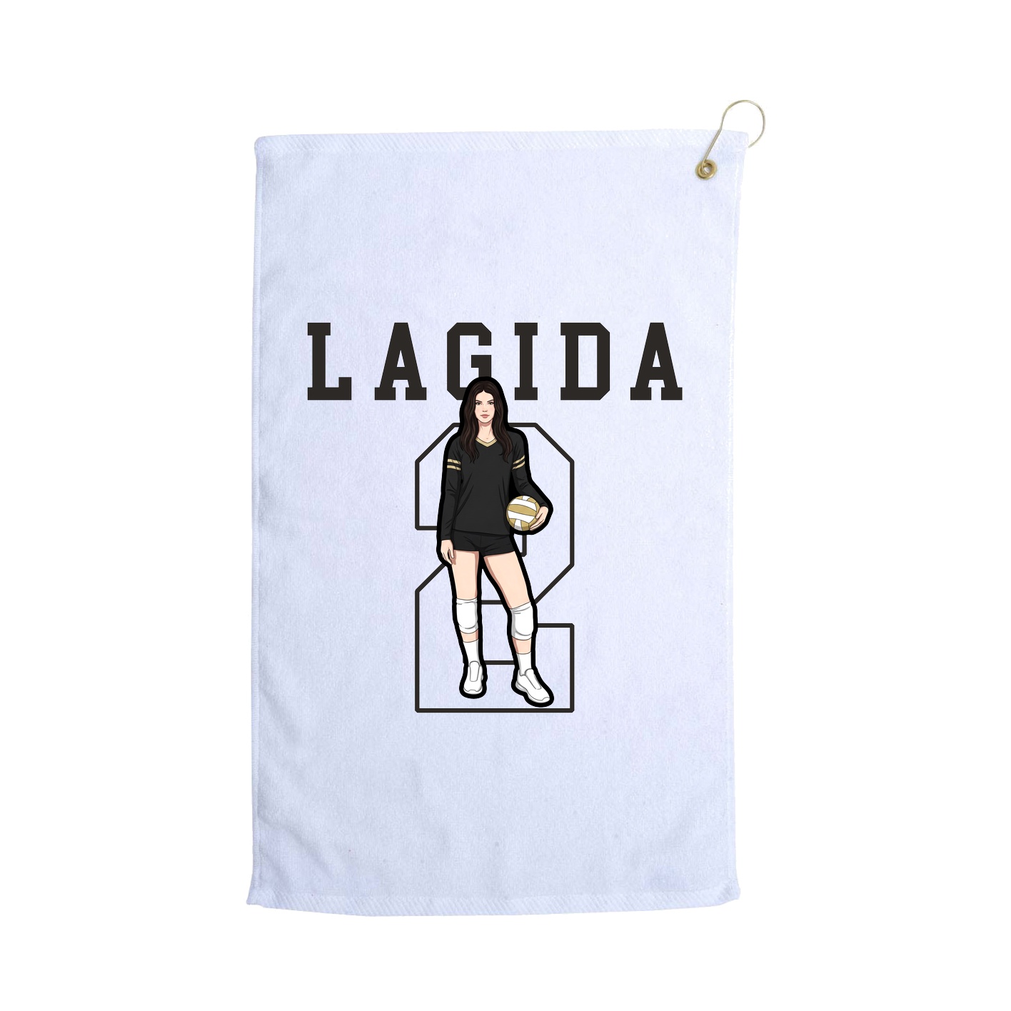 Golf Towel — Shirsey in White