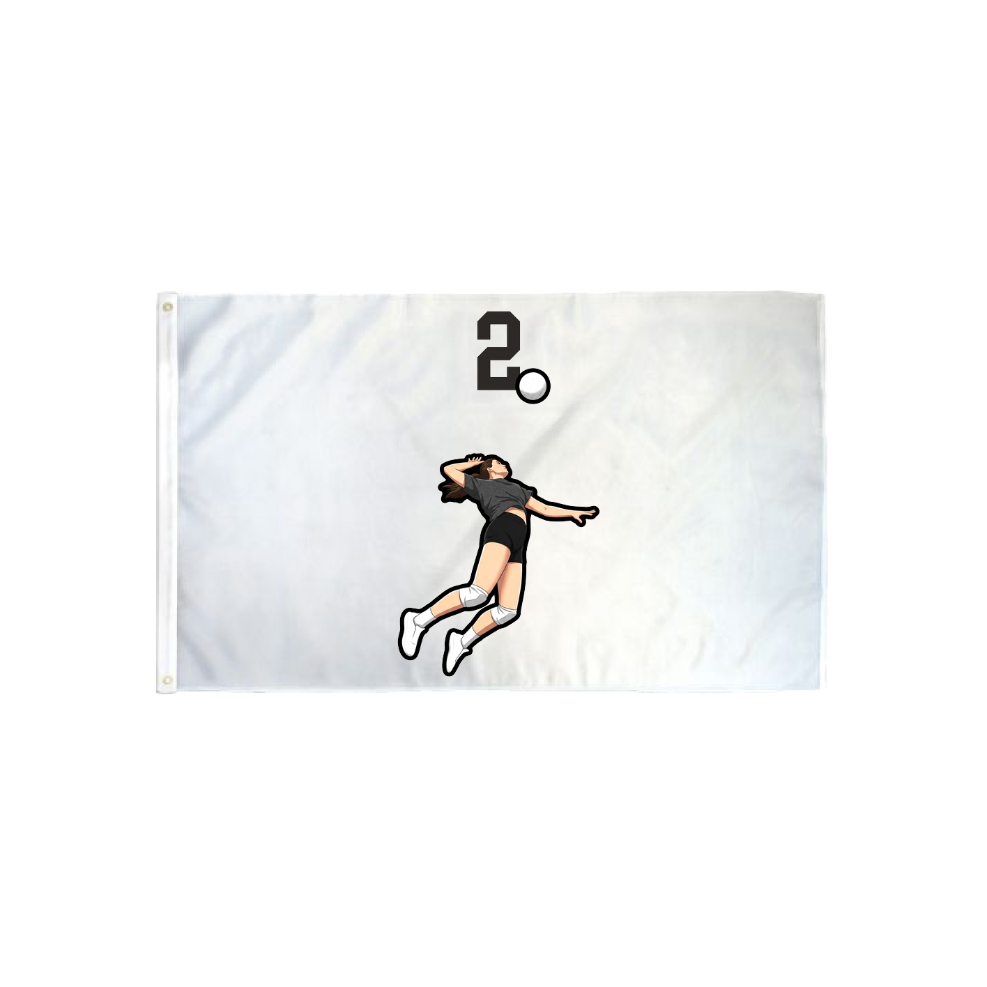 3x5 Flag — Number Top in Classic