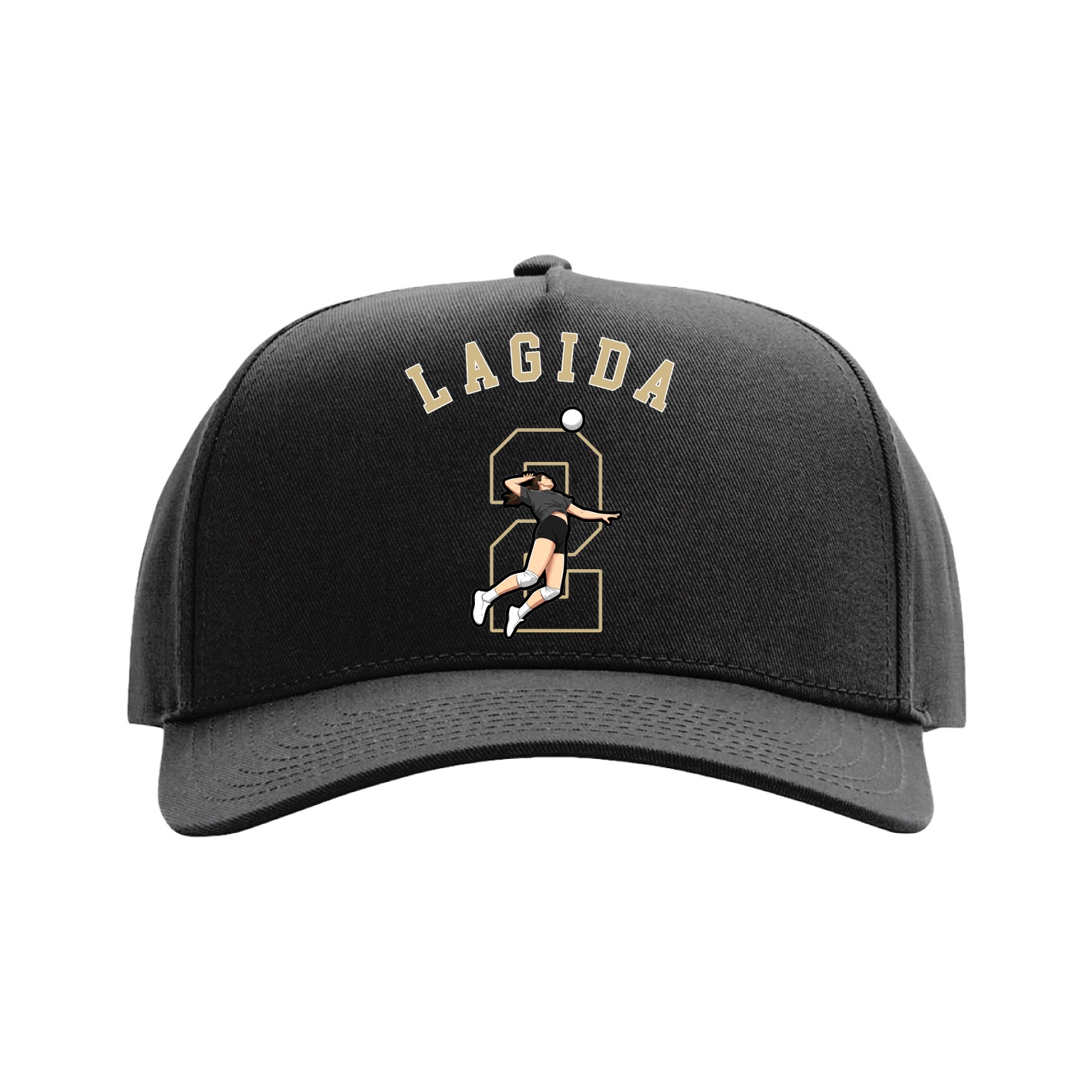 Full Fabric Five-Panel Champ Cap