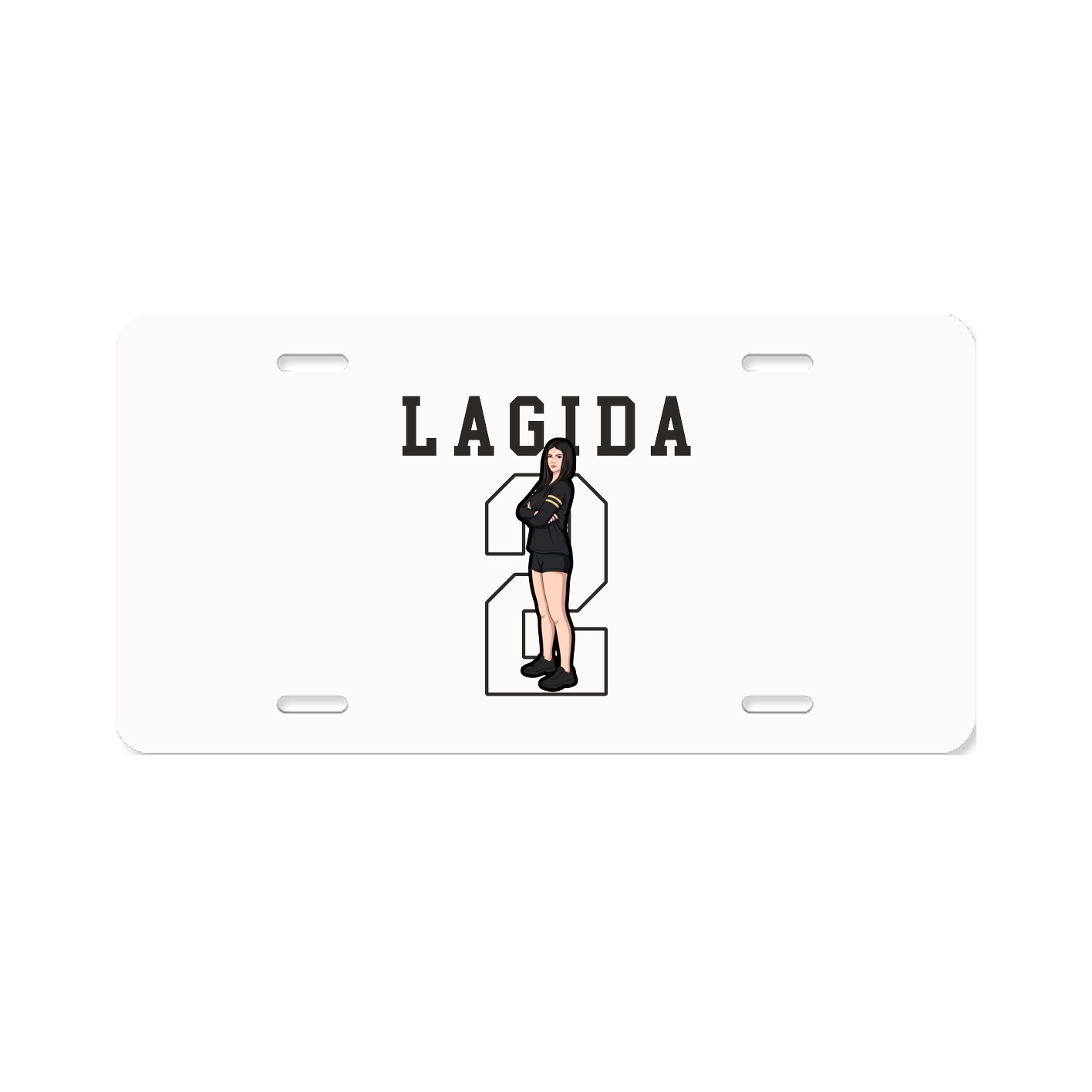 License Plate — Shirsey in Classic