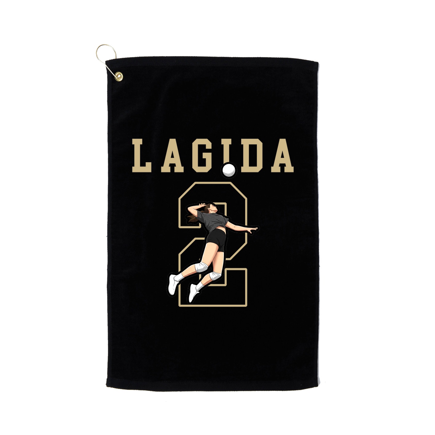 Golf Towel — Shirsey in Black