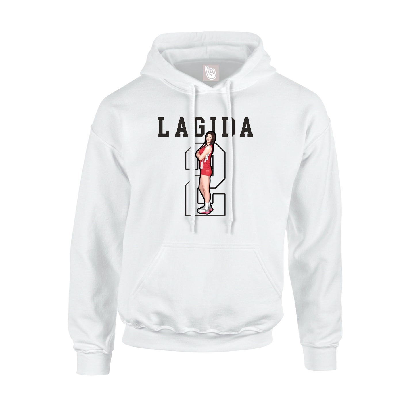 Hoodie — Shirsey in White