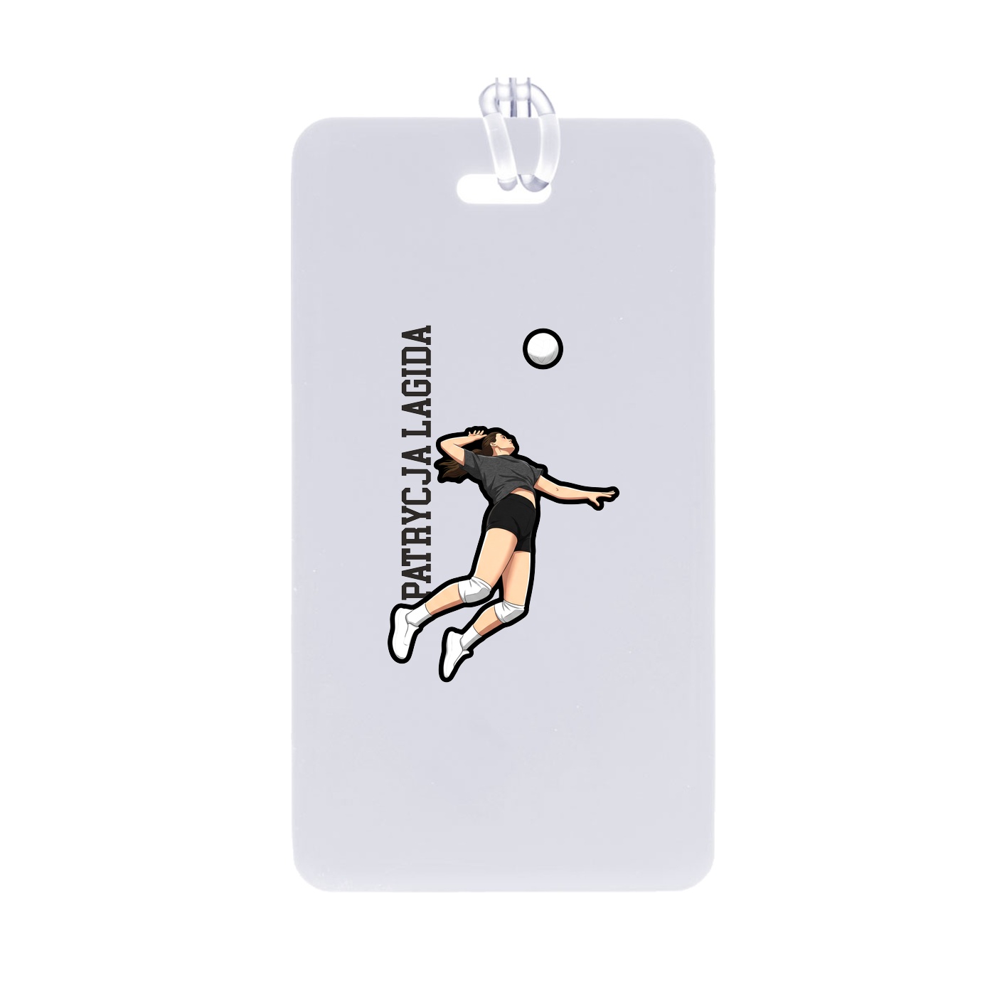 Bag Tag — Name Vertical in Classic