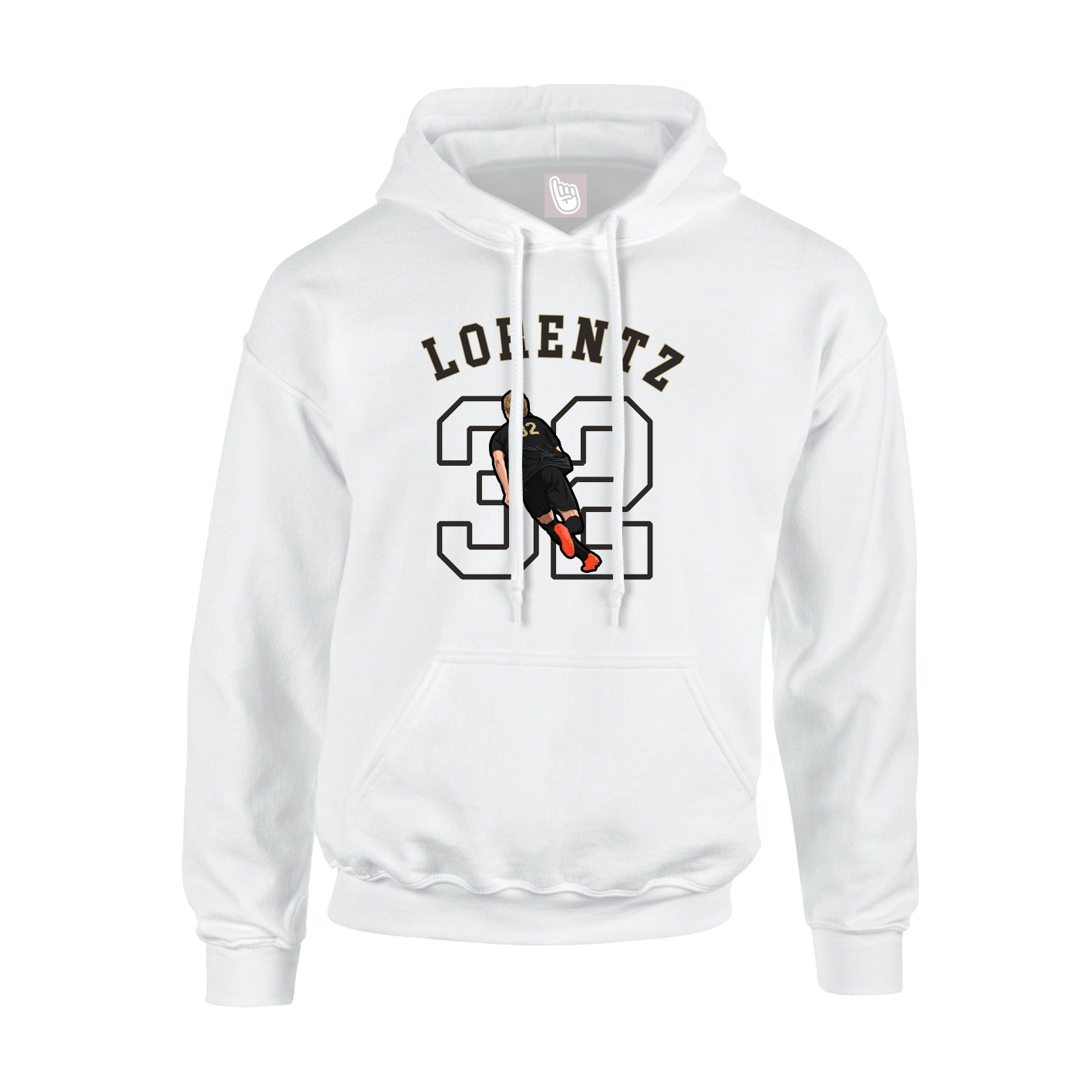 Youth Hoodie — Shirsey Arch in White