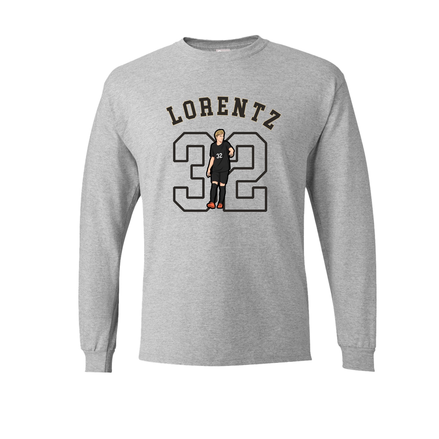 Long Sleeve Tee — Shirsey Arch in Grey