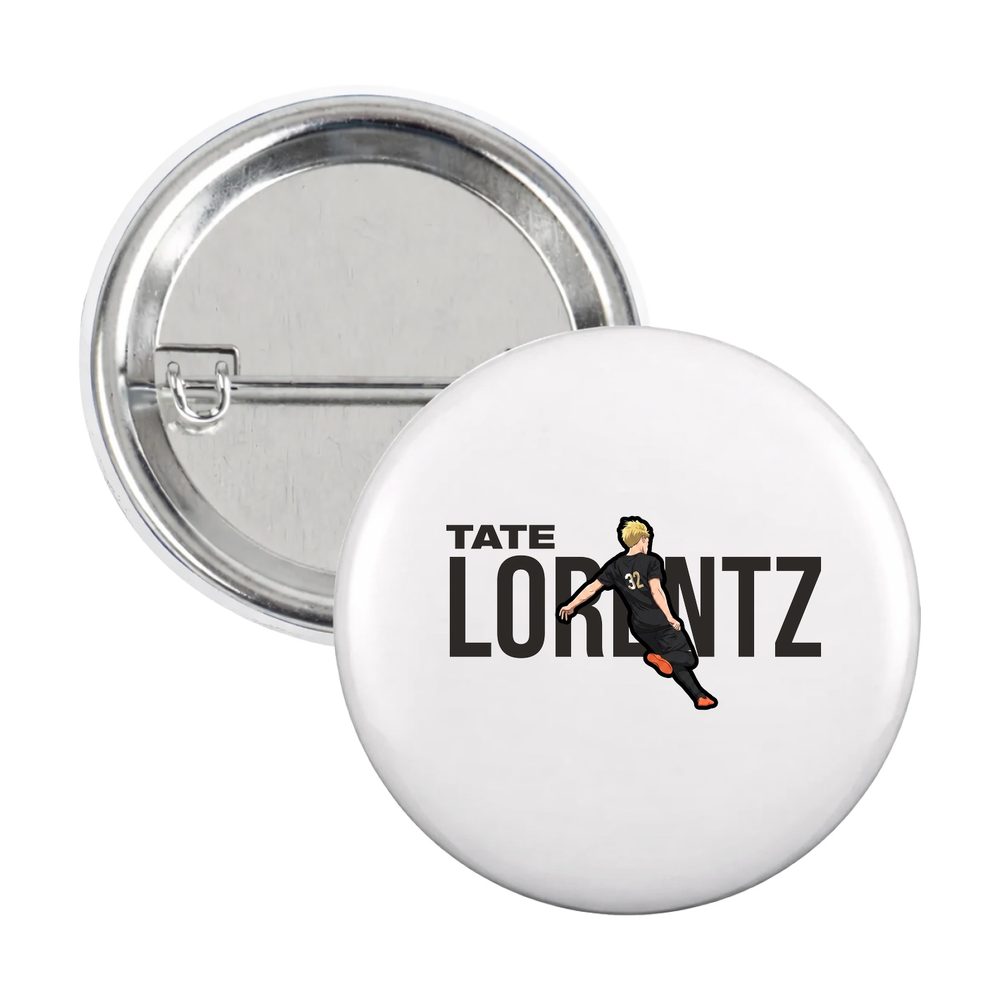 Game Day Button — Player Name in White